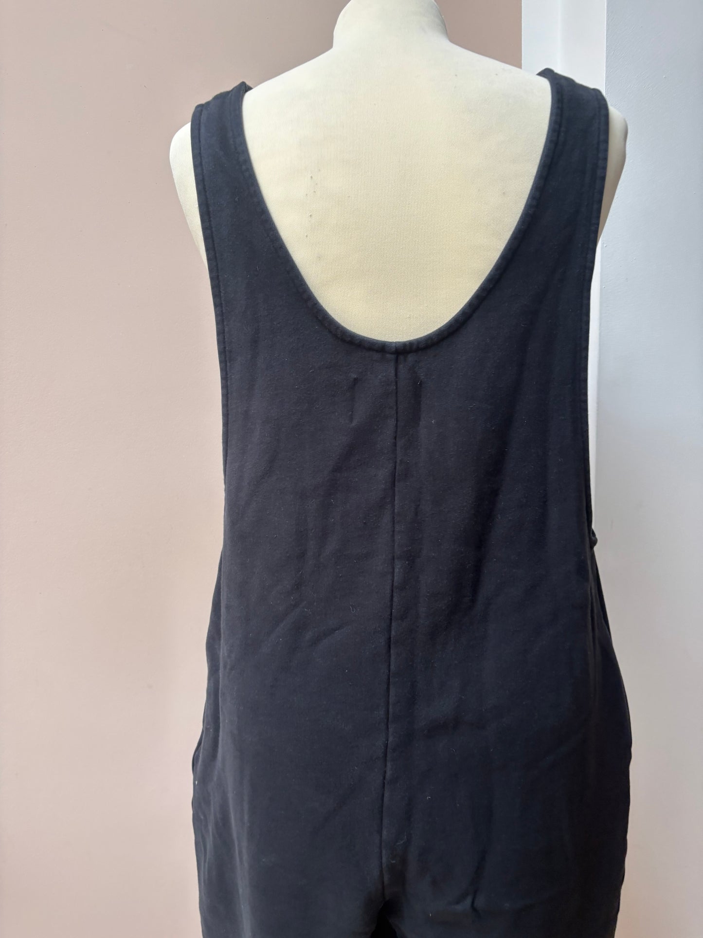 Beyond Nine black 100% cotton jumpsuit size XS