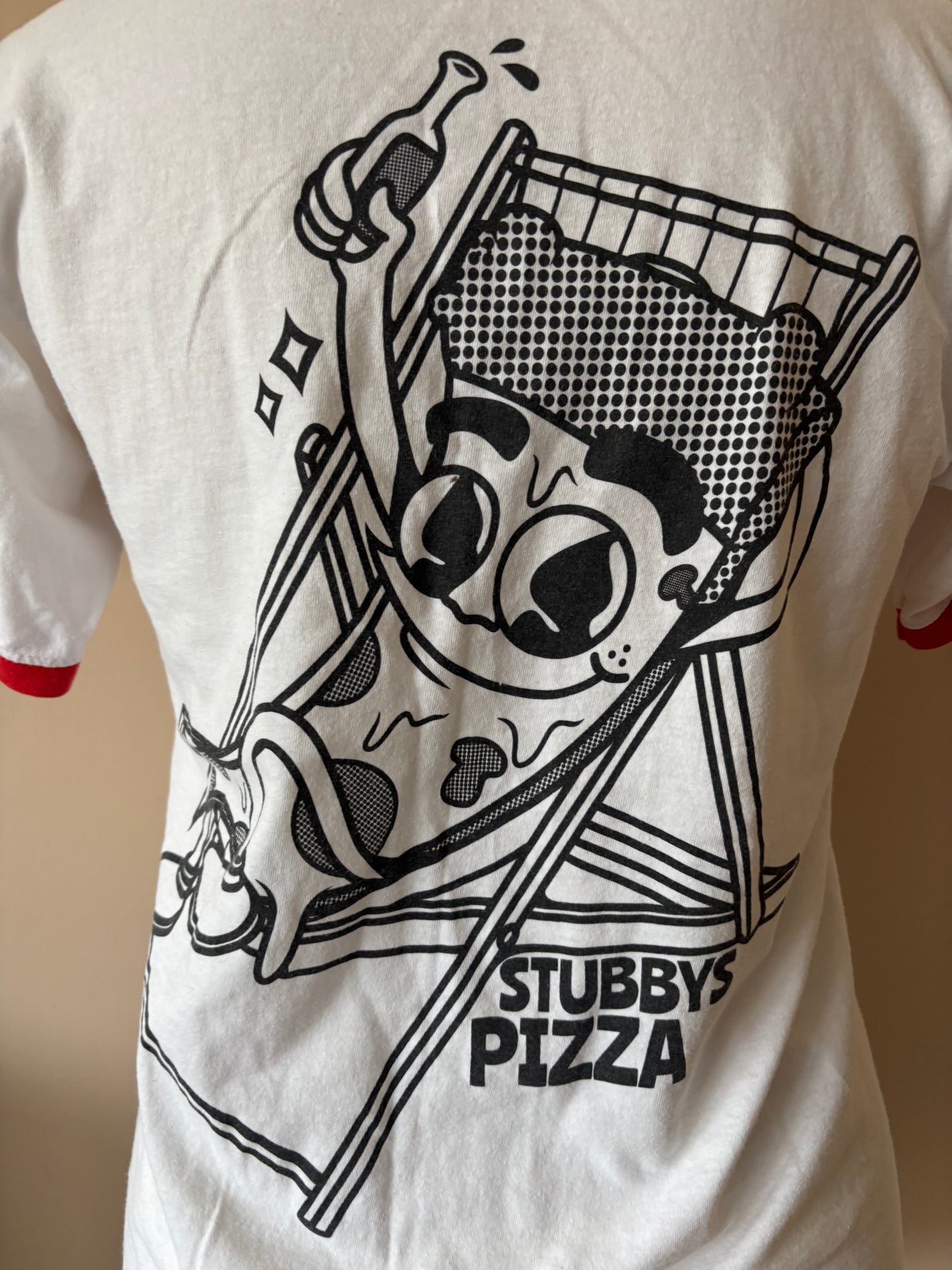 Vintage cotton ringer tshirt size 8/10