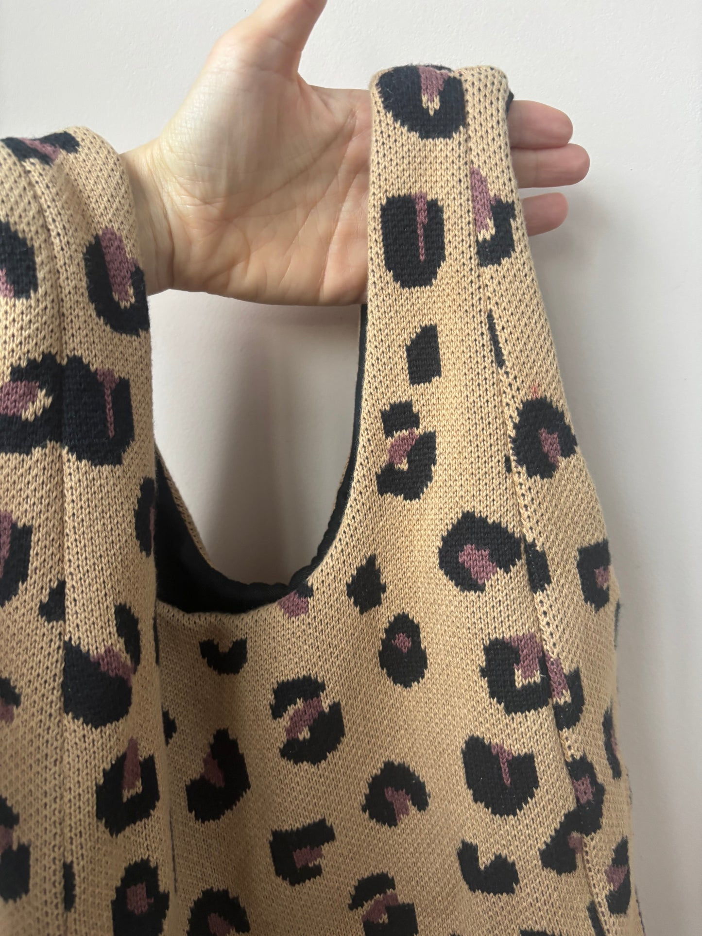 Hansel from Basel leopard print bag