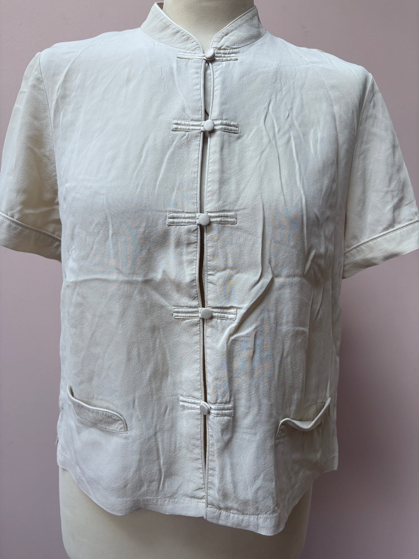 Vintage 100% silk top size 8/10