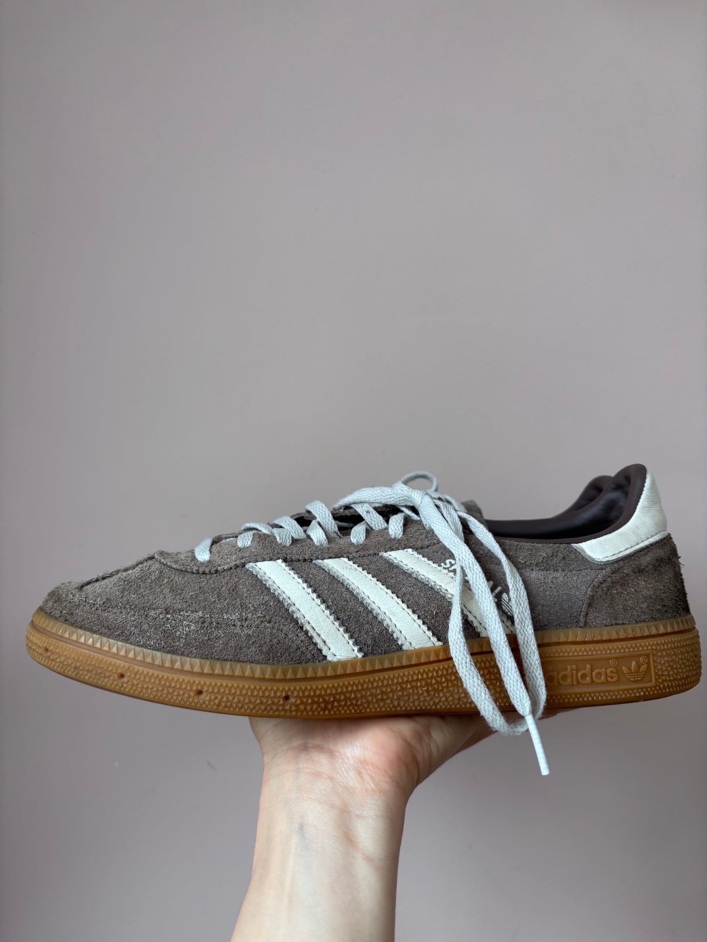 Brown Adidas Spezial trainers size UK6.5