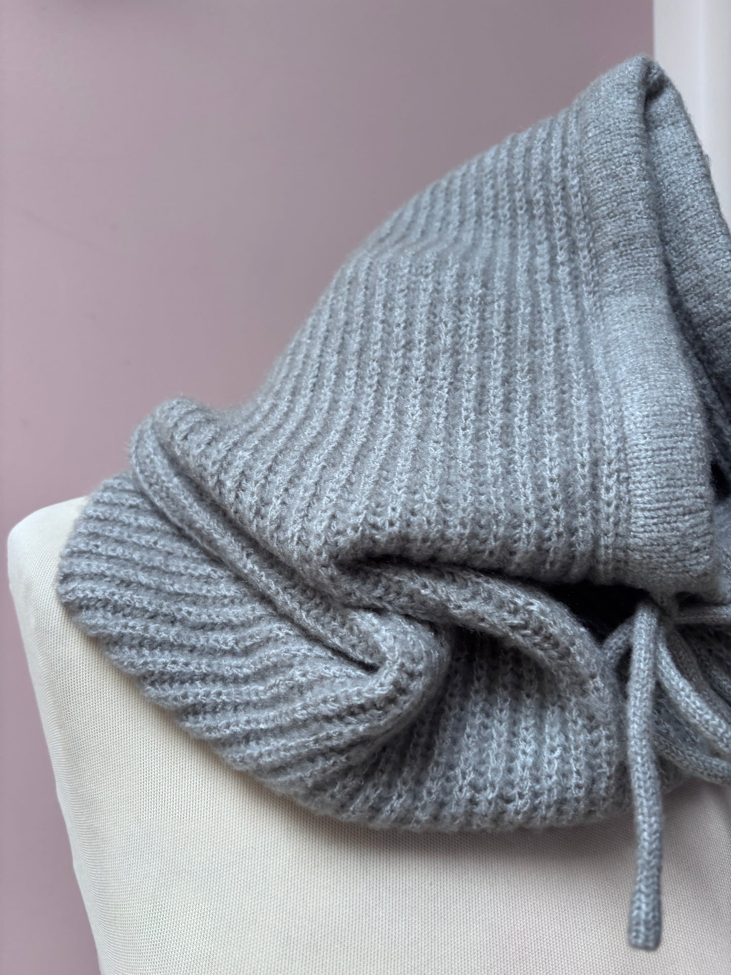 Soft grey Free People balaclava one size