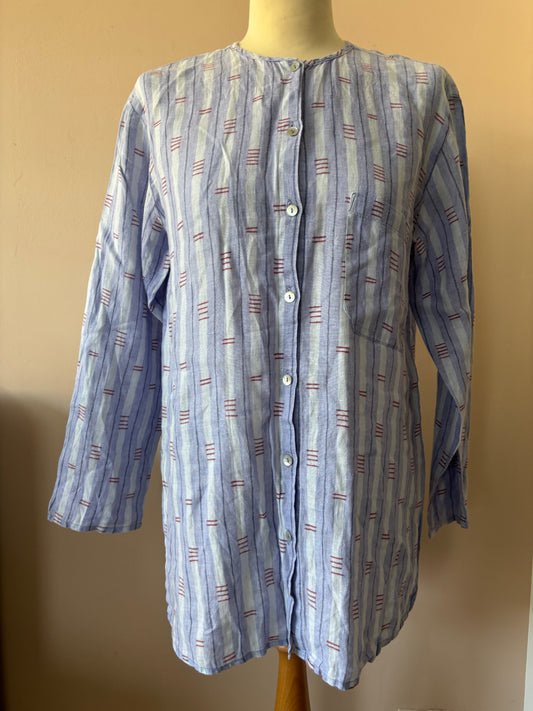 100% linen shirt size 10/12