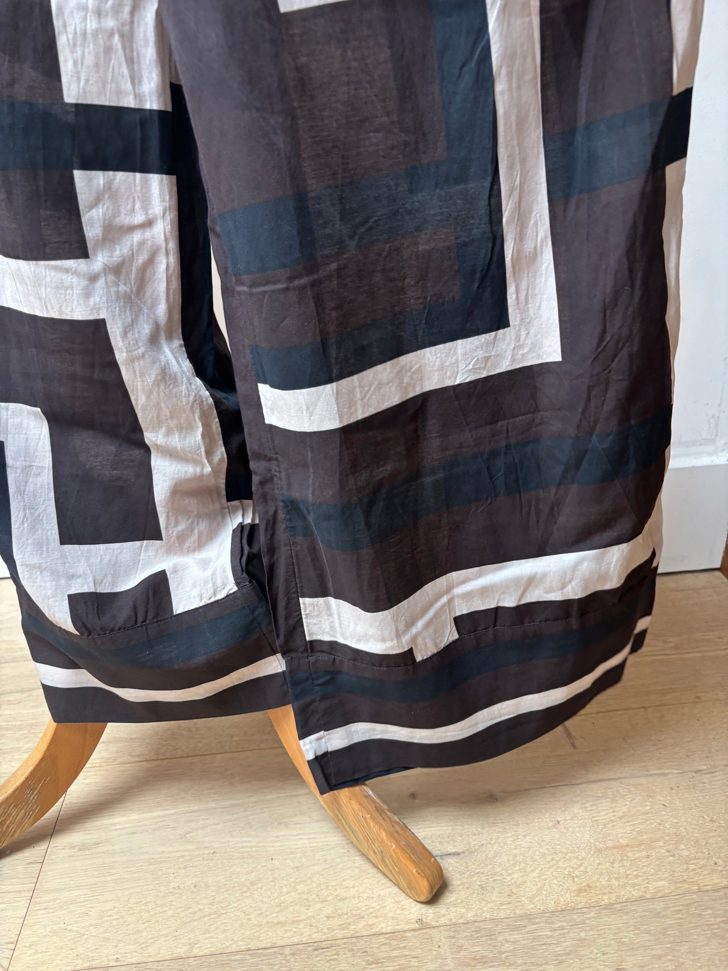 Wide leg light cotton trousers size 14