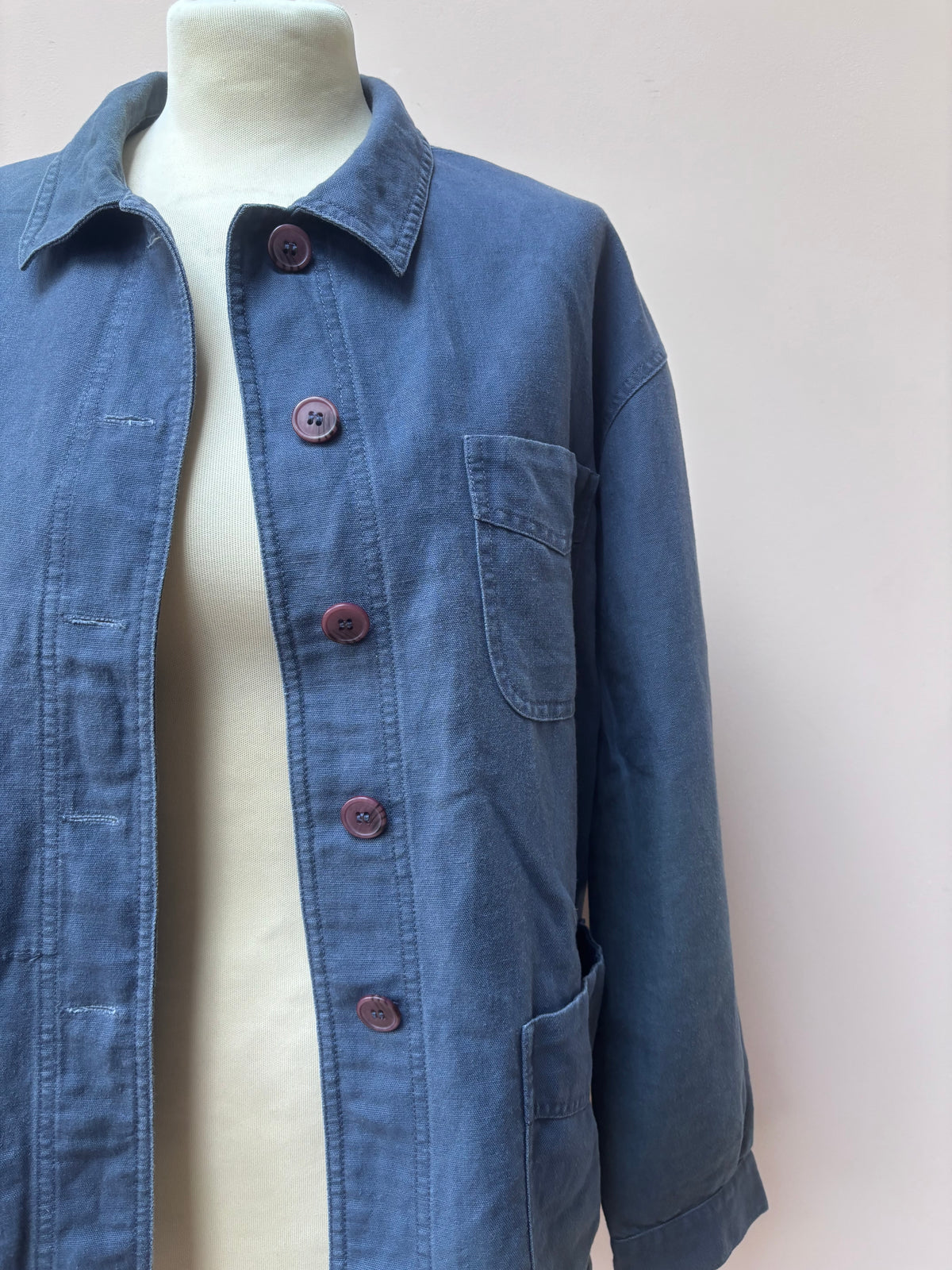 Vintage Laura Ashley cotton linen mix jacket size 10/12