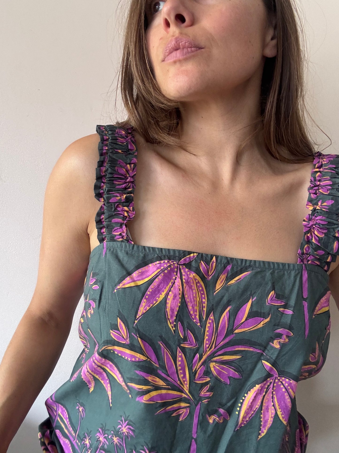 Patterned 100% cotton top BNWT size Medium