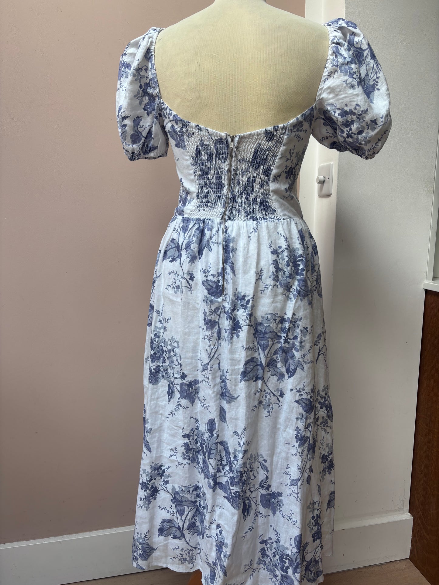 Reformation 100% linen dress size 10