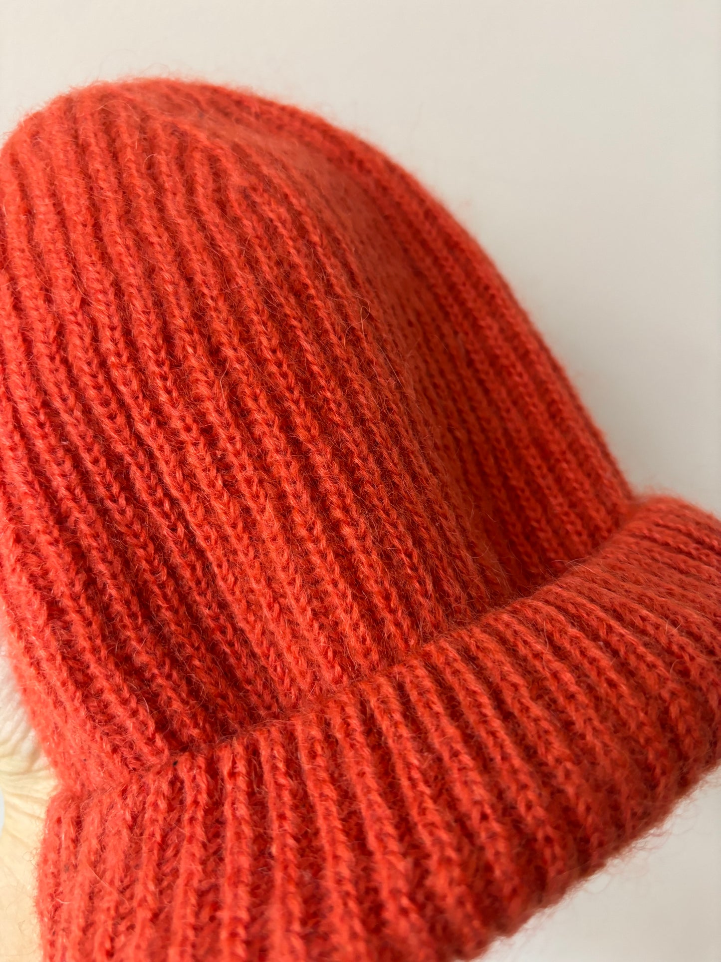 Mohair wool mix hat