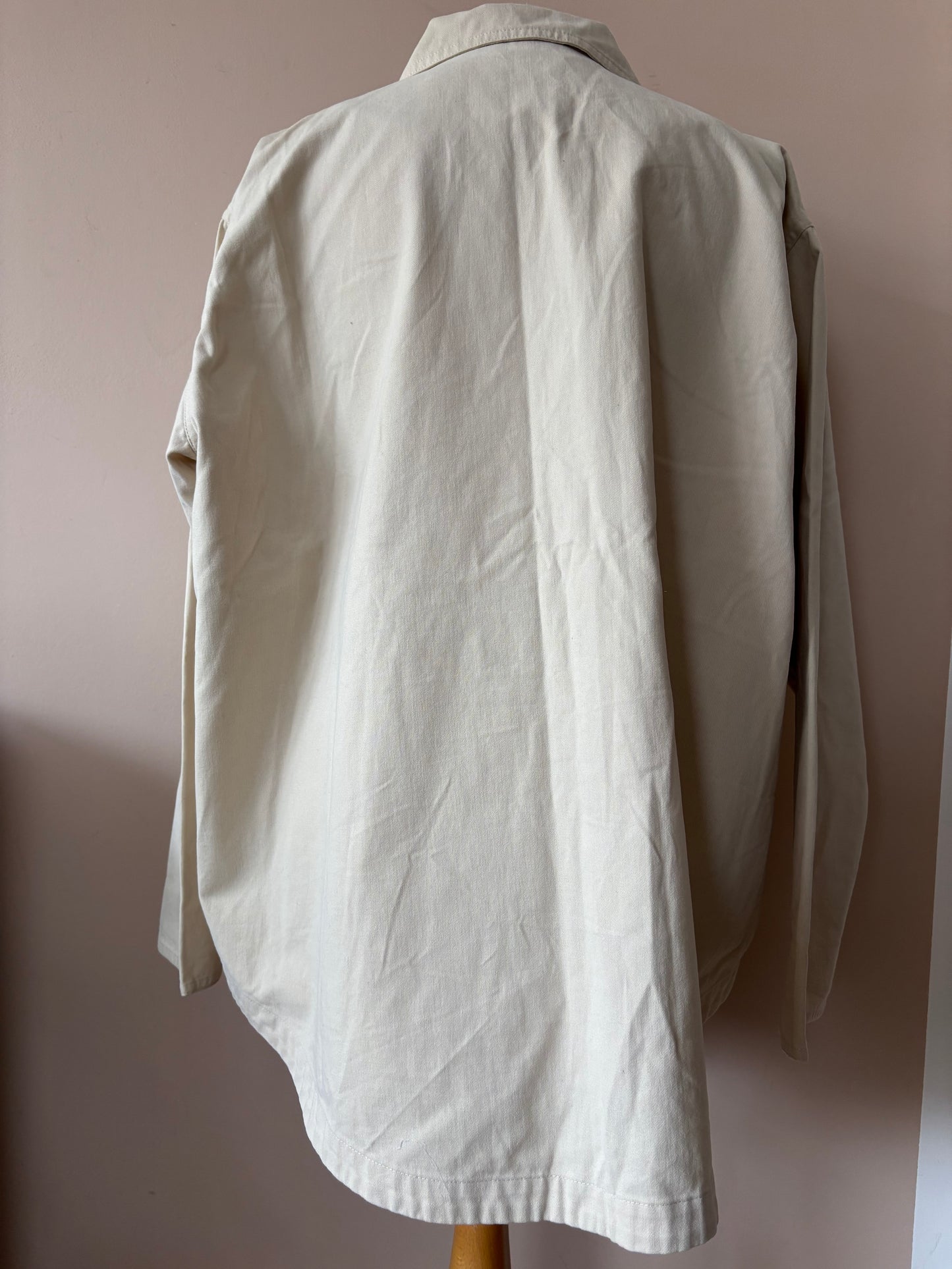 Stone cotton jacket size 12 dipped back