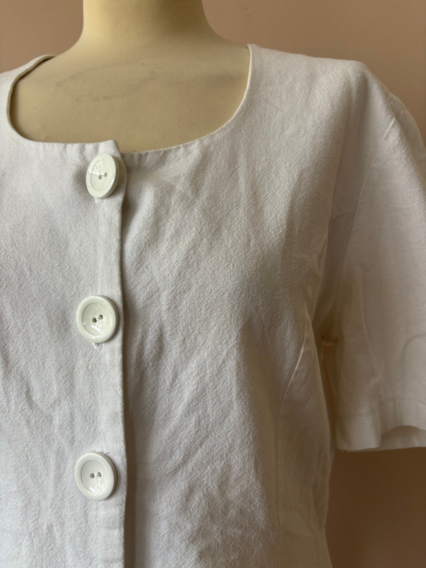 Vintage white top size 10/12