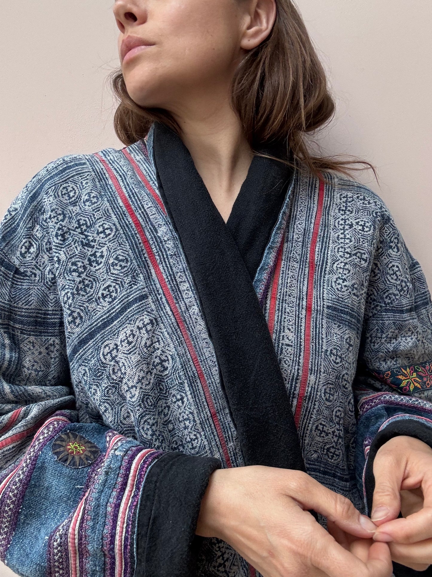 Vintage reversible cotton jacket size M/L