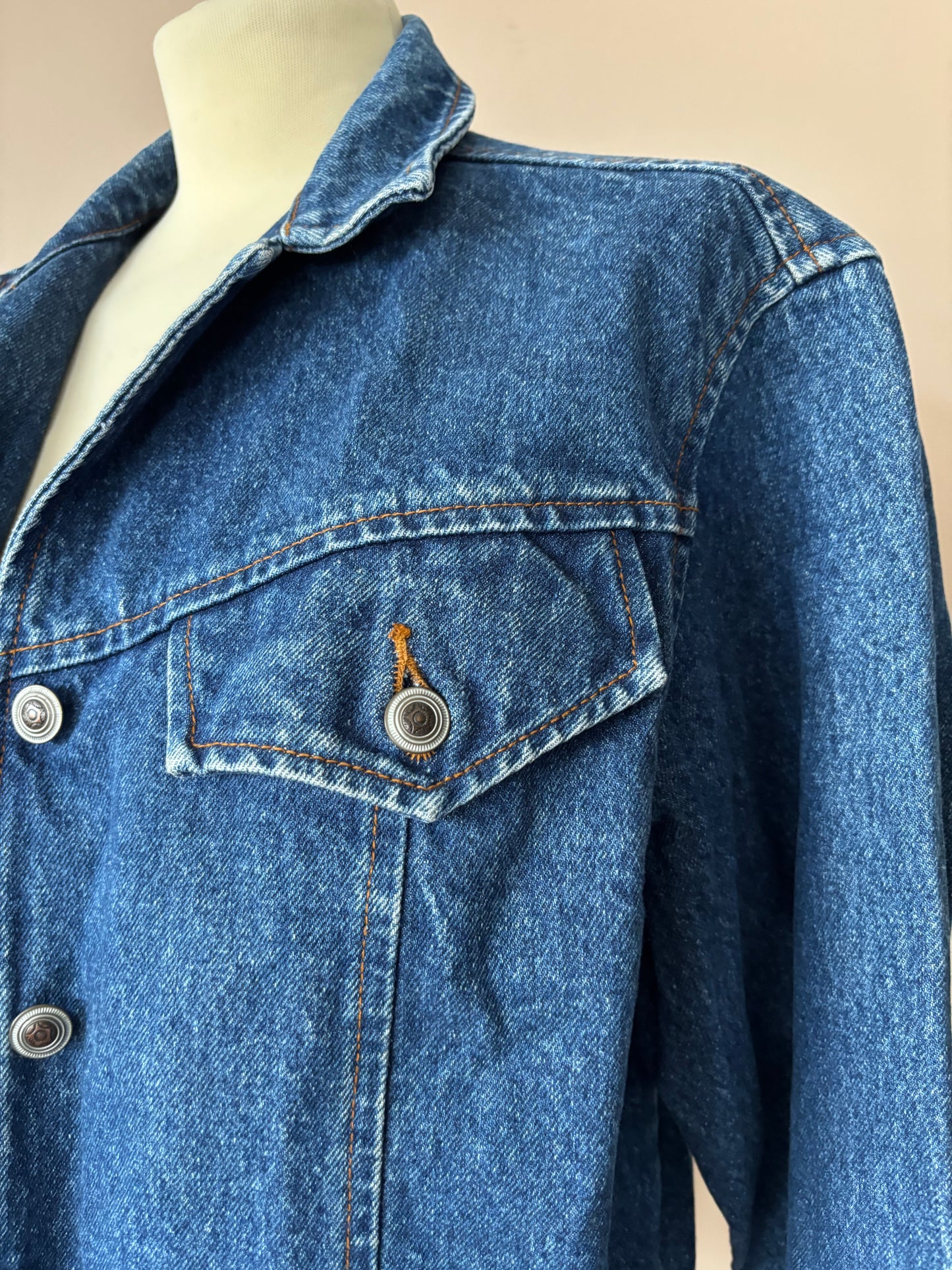 Vintage cotton denim cropped jacket size 10/12