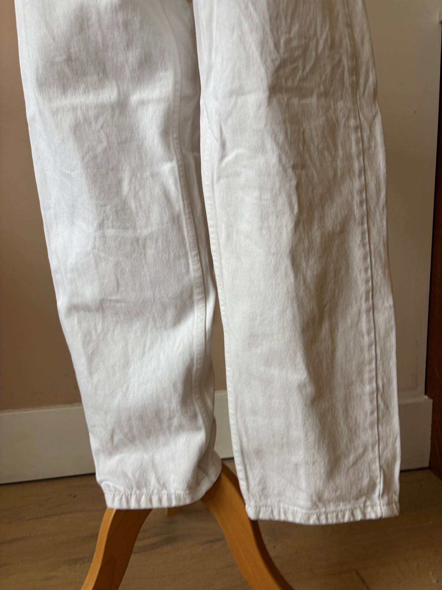 Creeks white 100% cotton jeans size 10