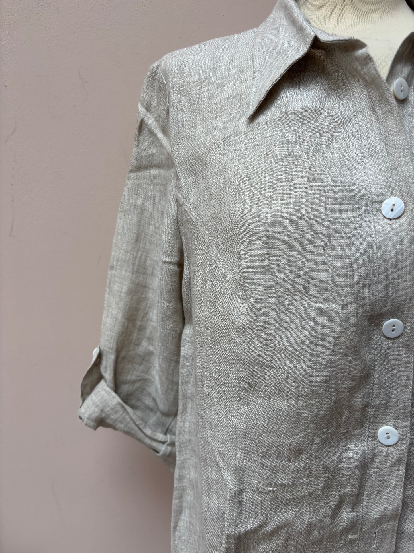Vintage linen shirt size 12