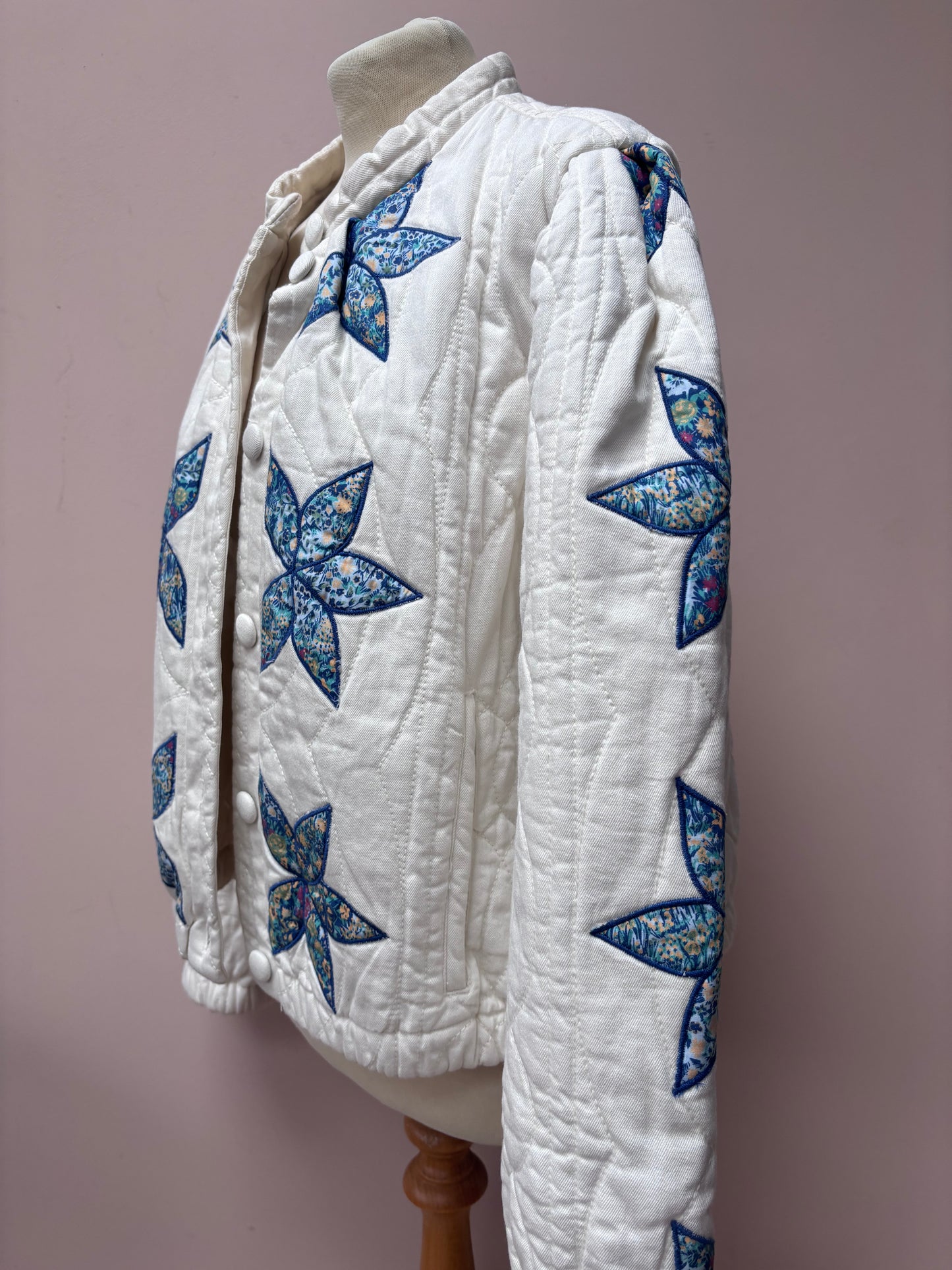 Free People quilted cotton jacket size Large