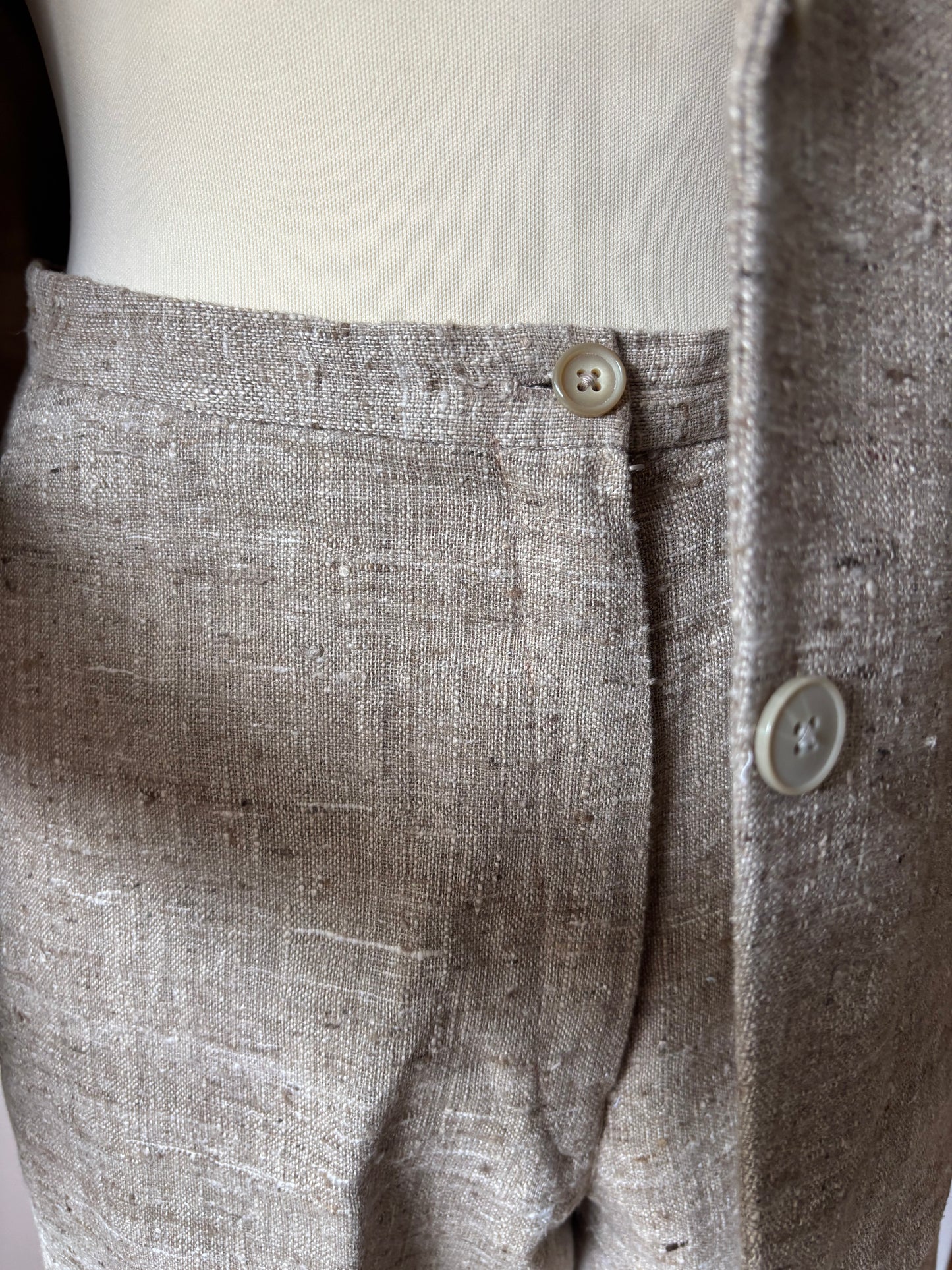 Vintage woven trouser suit size 10