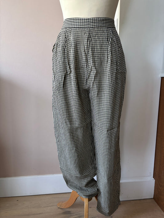 Vintage gingham trousers size 10