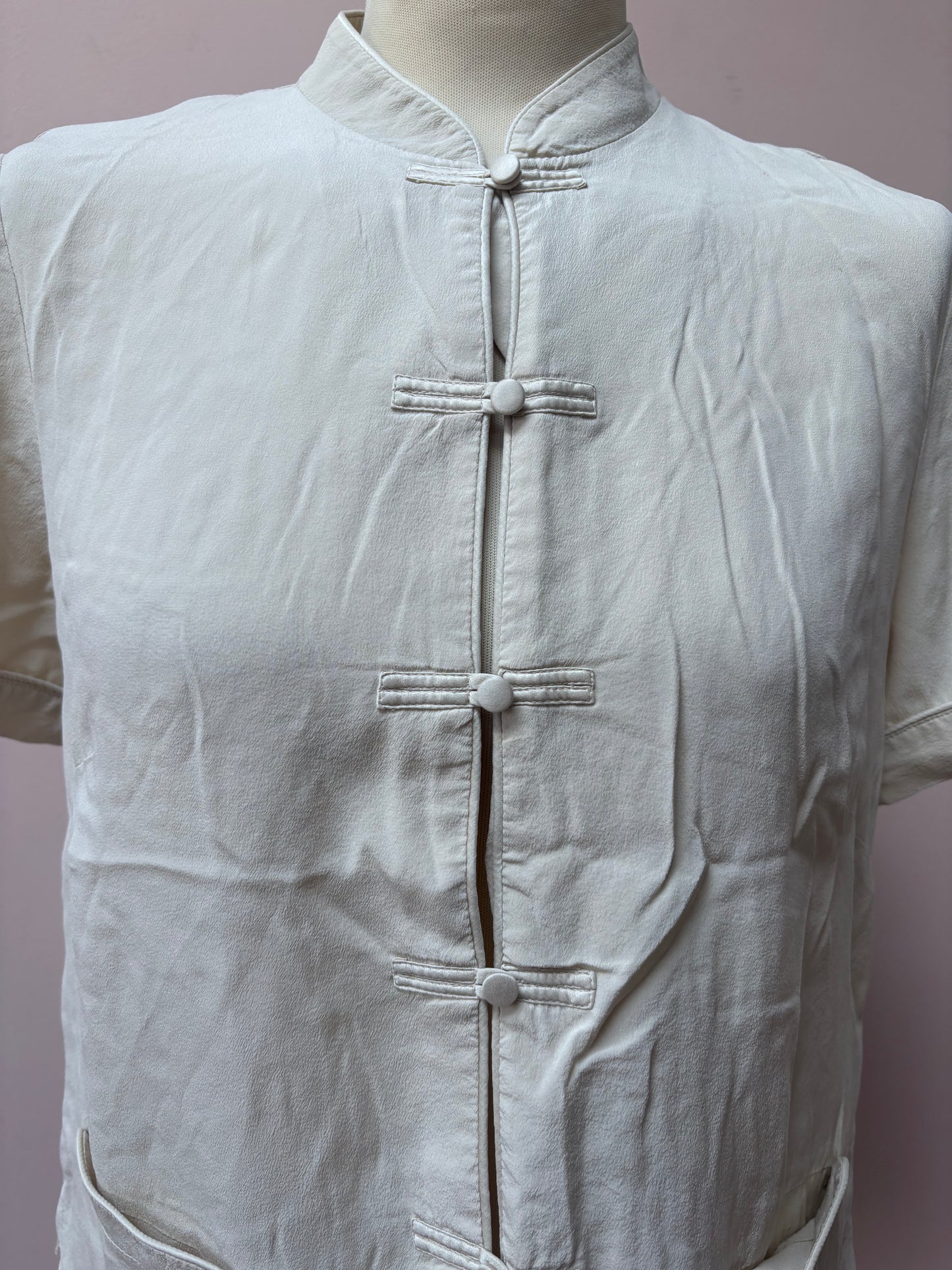 Vintage 100% silk top size 8/10
