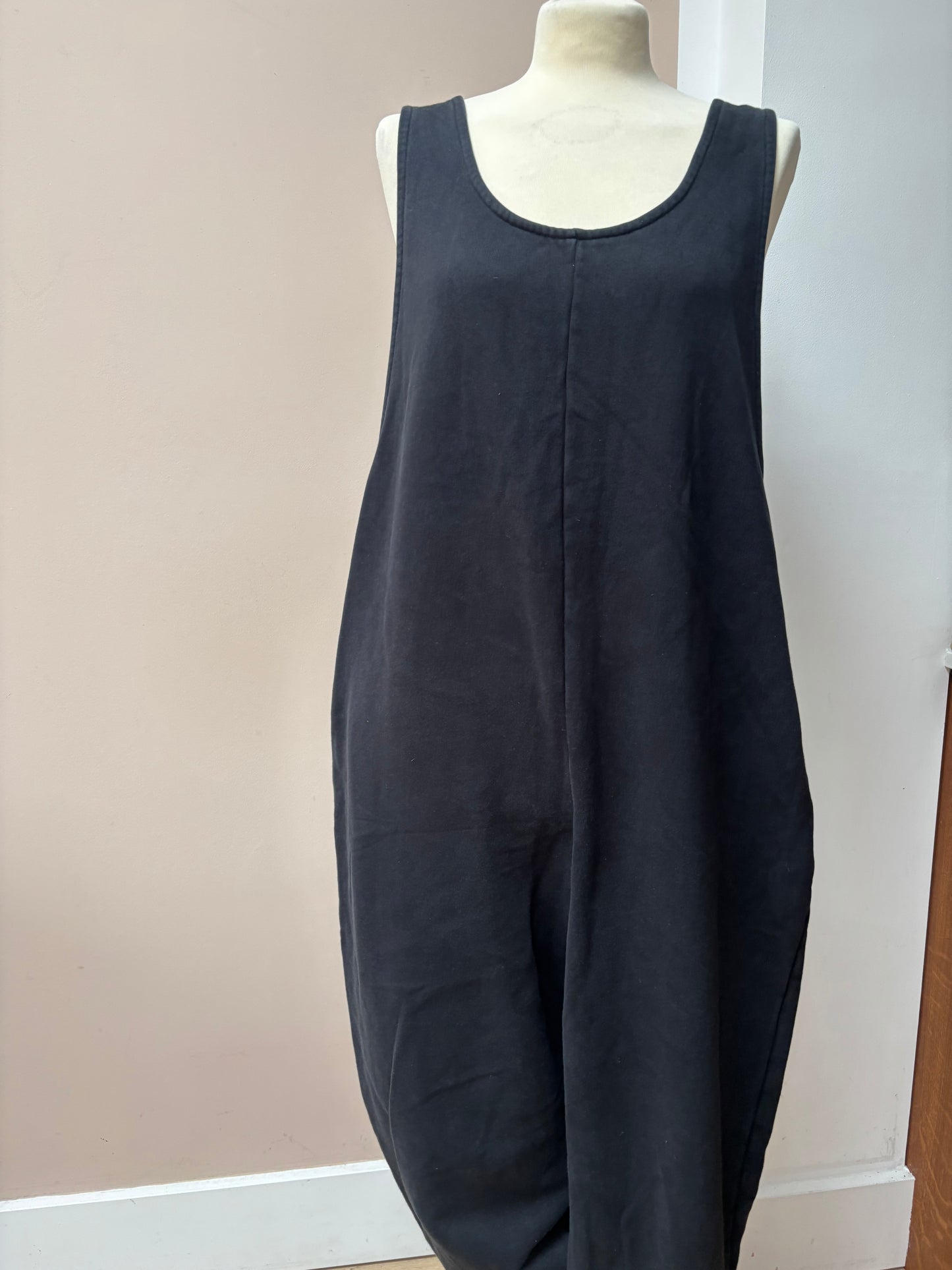 Beyond Nine black 100% cotton jumpsuit size XS