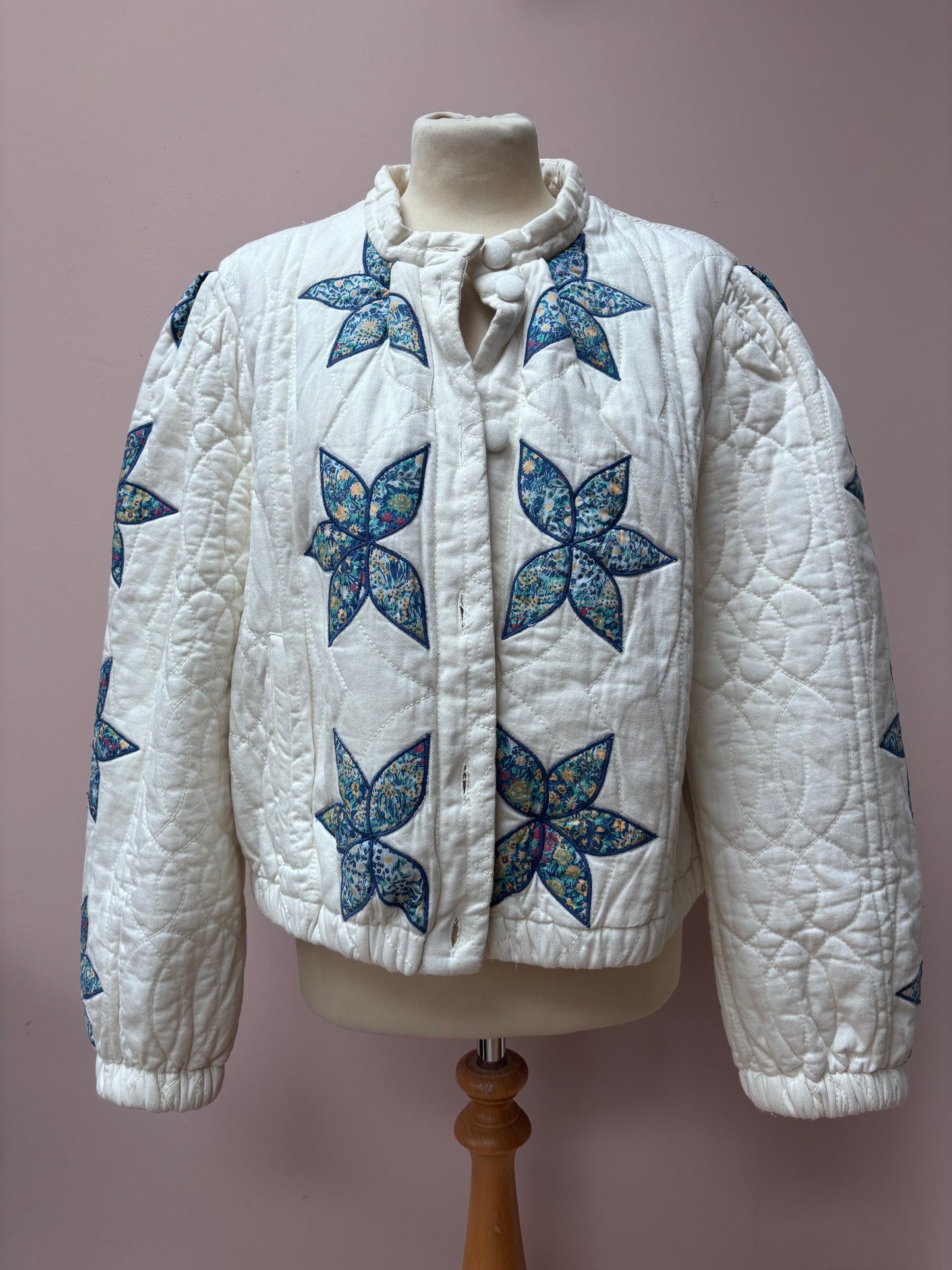 Free People quilted cotton jacket size Large