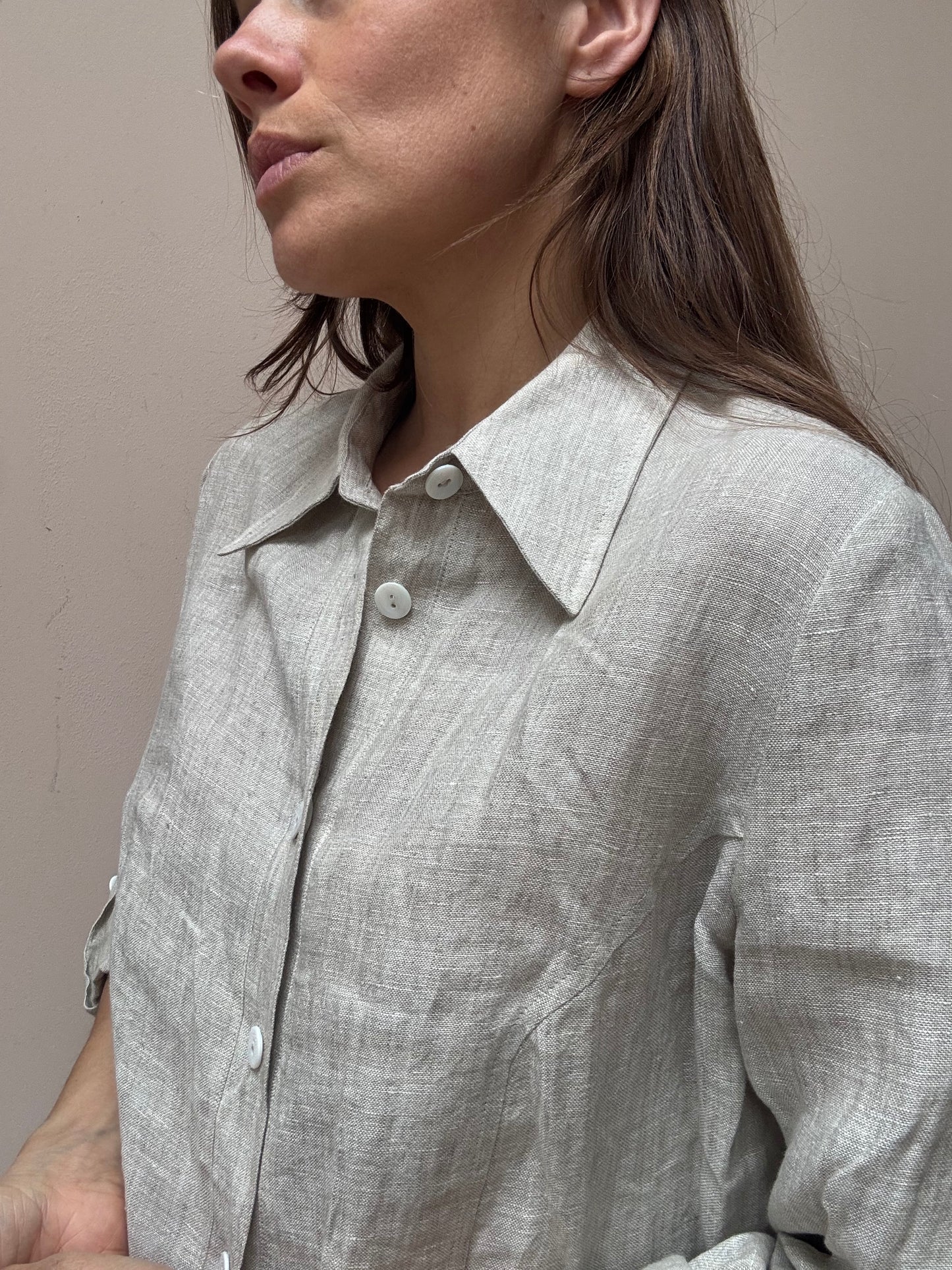 Vintage linen shirt size 12