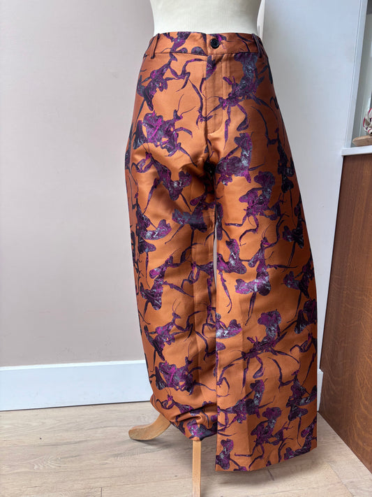 Desigual patterned trousers size U.K. BNWT