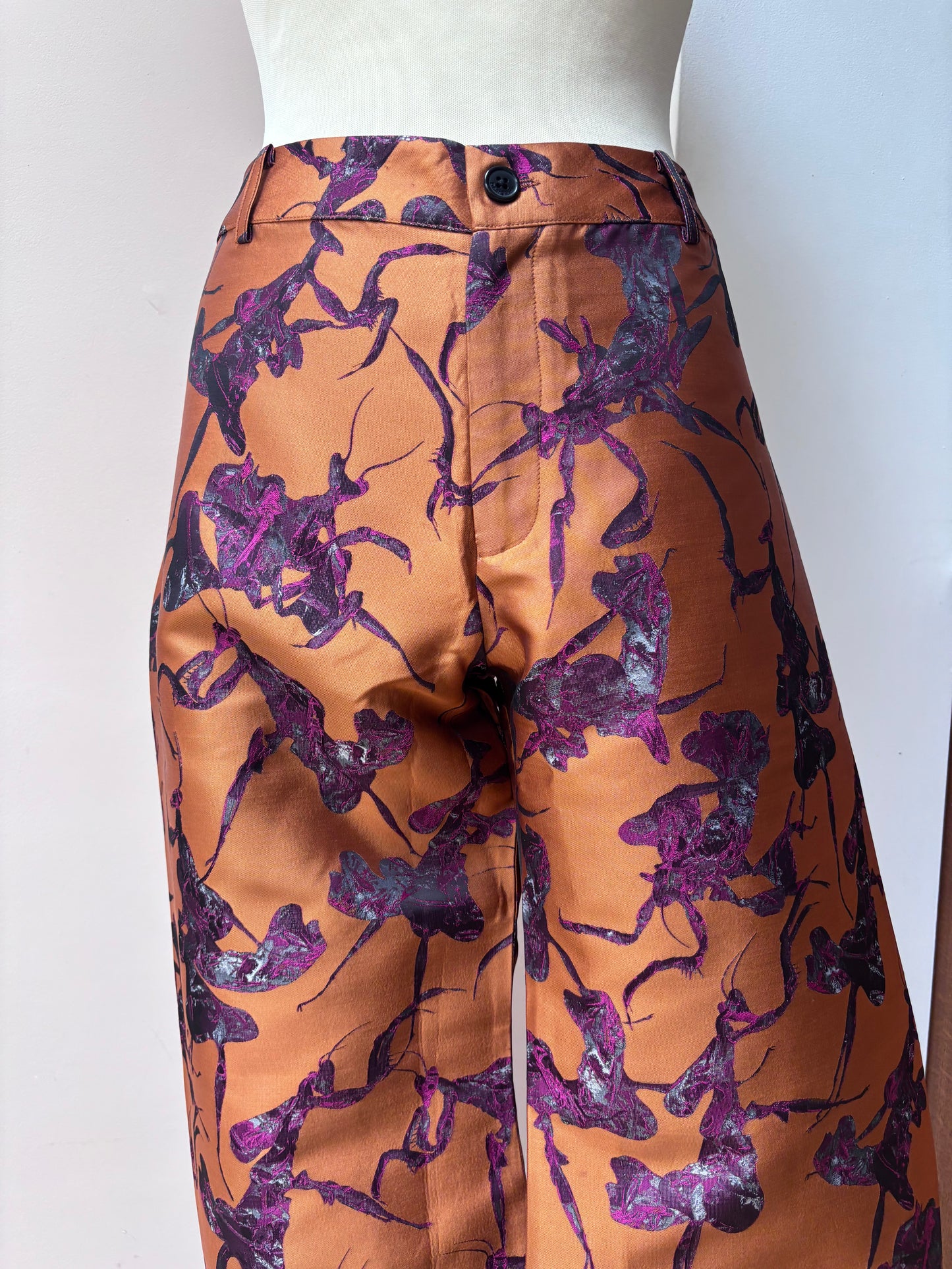 Desigual patterned trousers size U.K. BNWT
