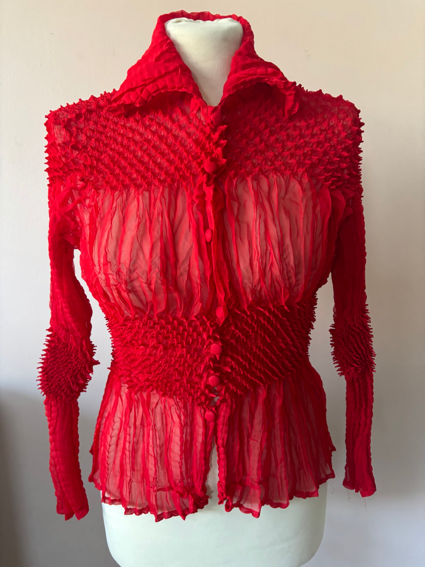 Vintage red shirt size 10