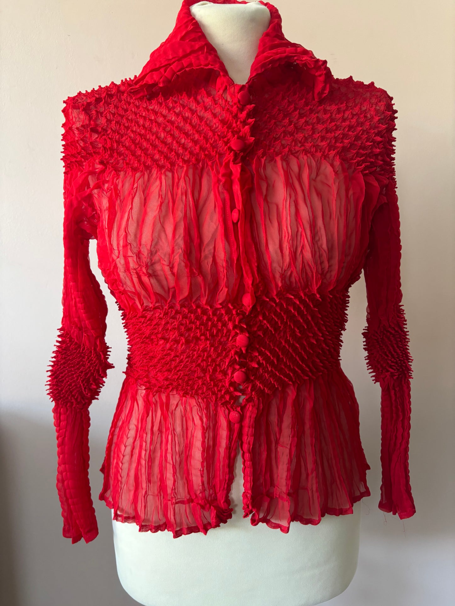 Vintage red shirt size 10