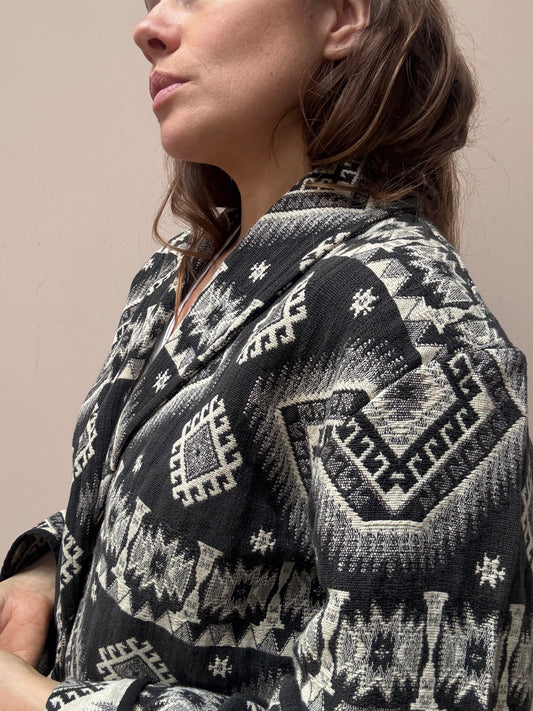 Vintage 100% cotton cropped jacket size 12