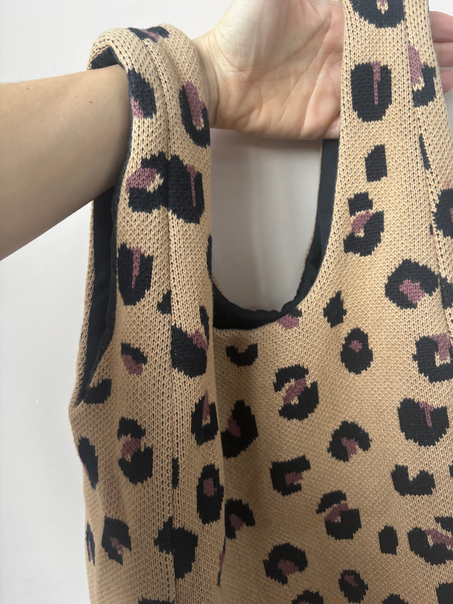 Hansel from Basel leopard print bag