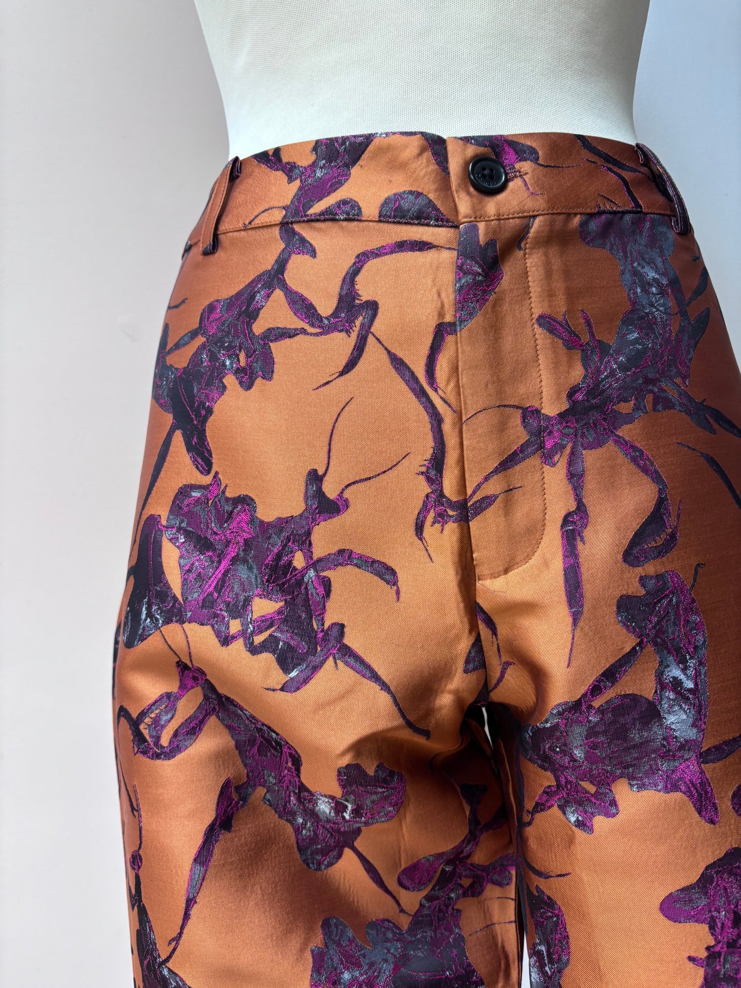 Desigual patterned trousers size U.K. BNWT