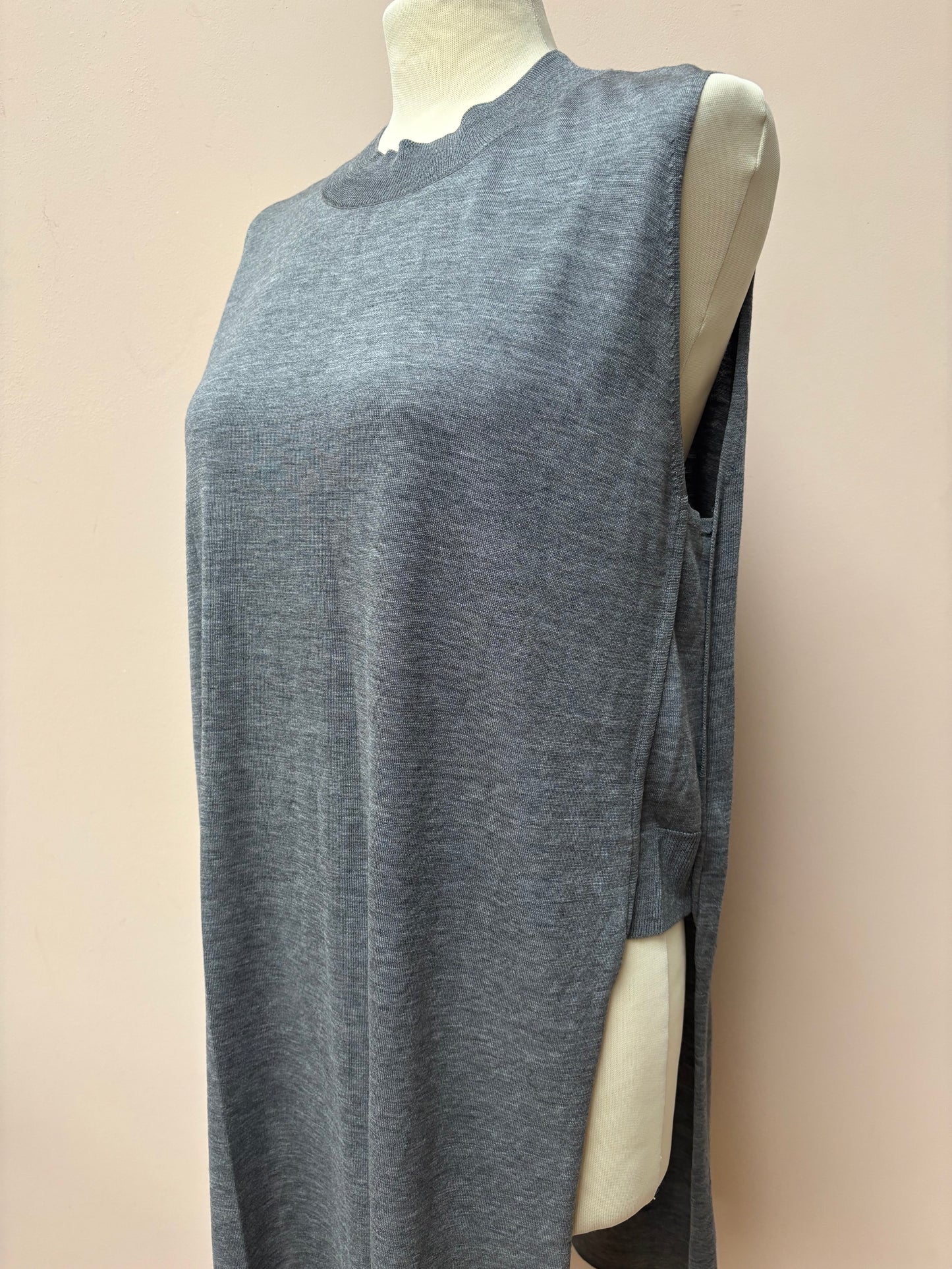 COS silk and cotton mix top size Medium