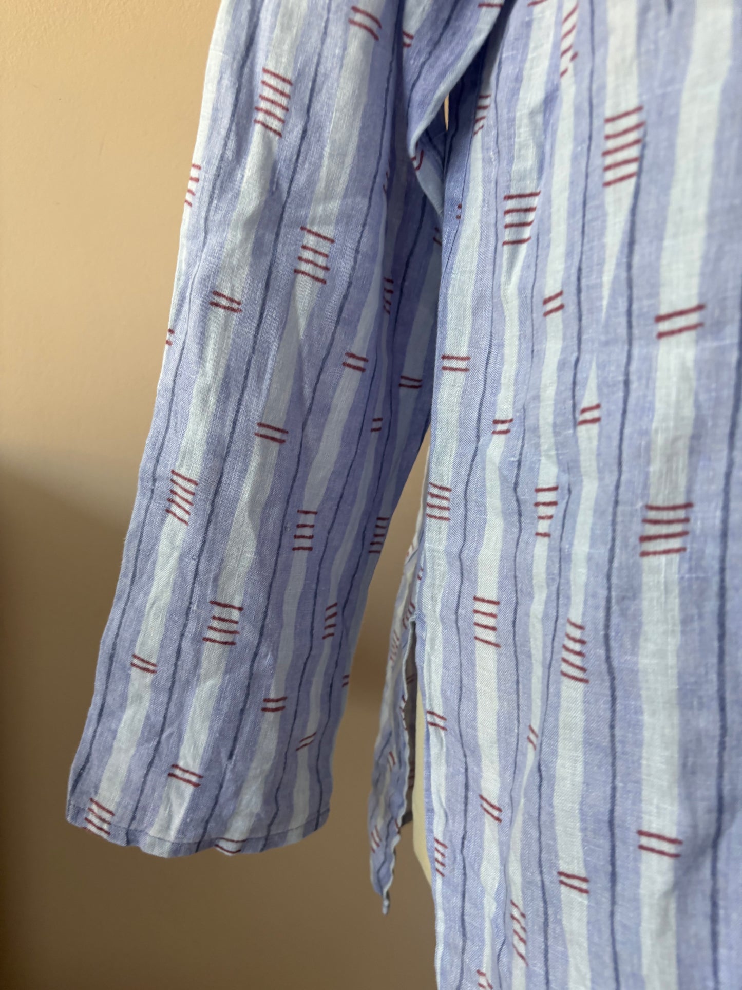 100% linen shirt size 10/12