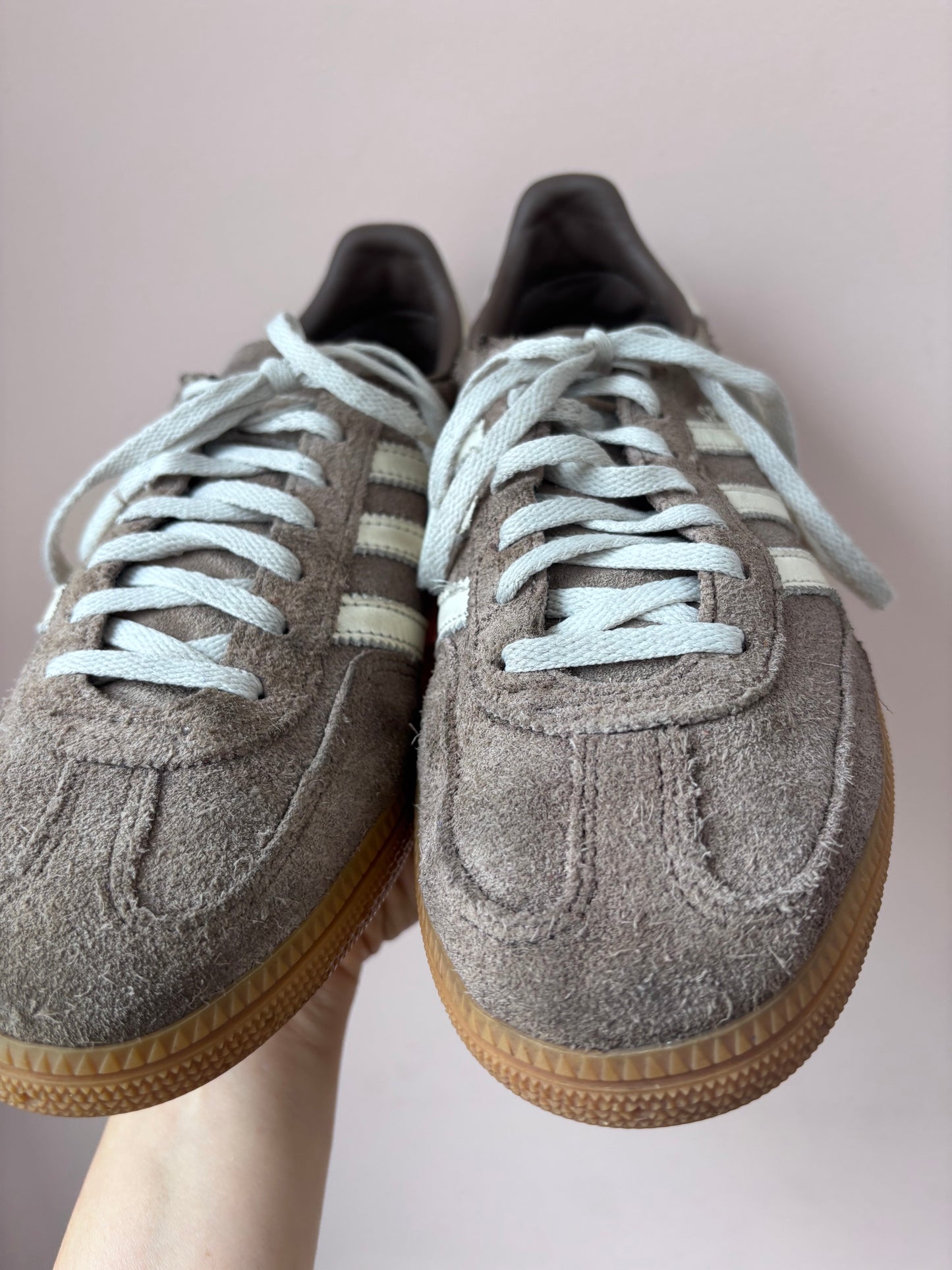 Brown Adidas Spezial trainers size UK6.5