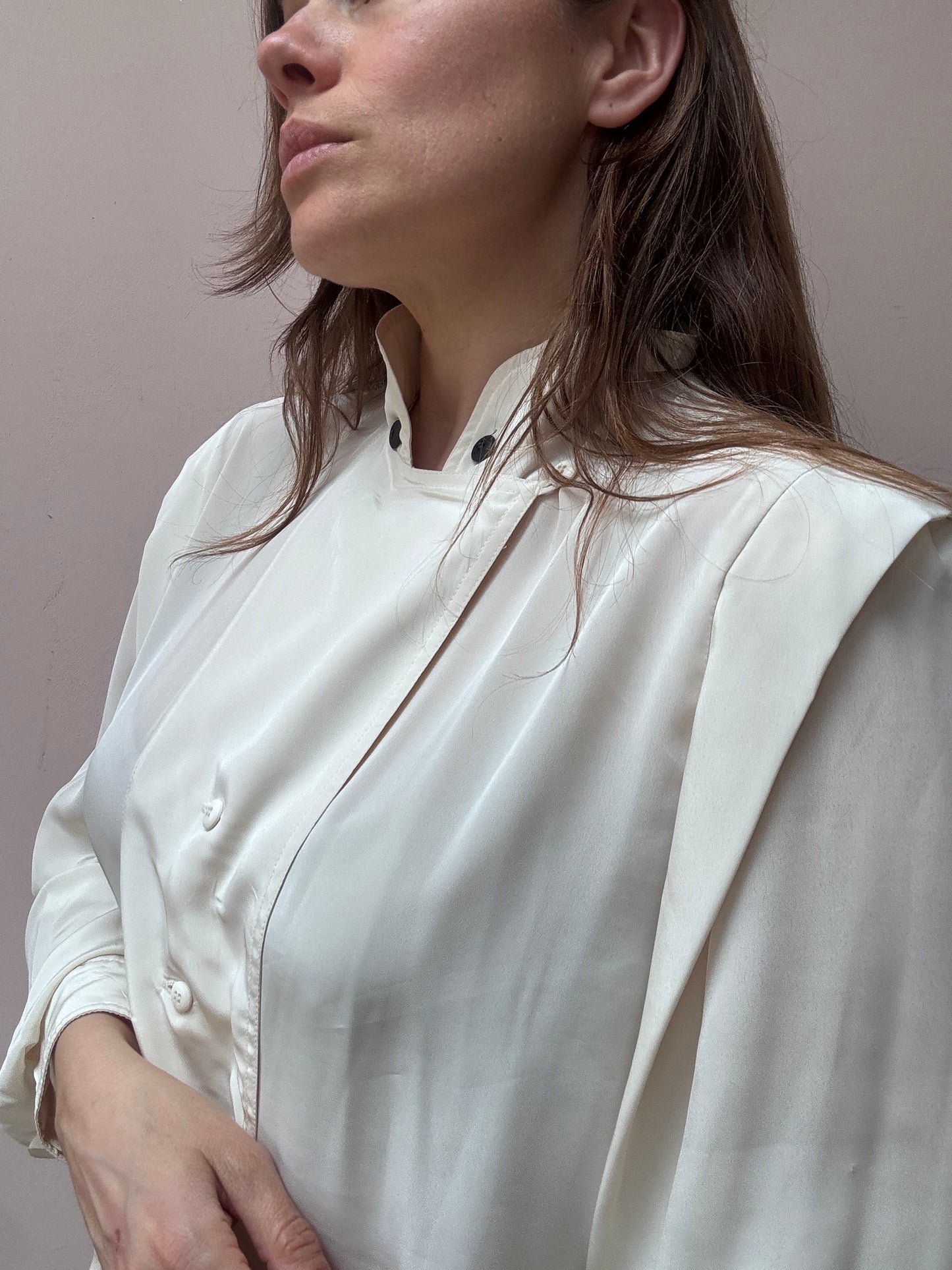Vintage cream blouse size 10/12