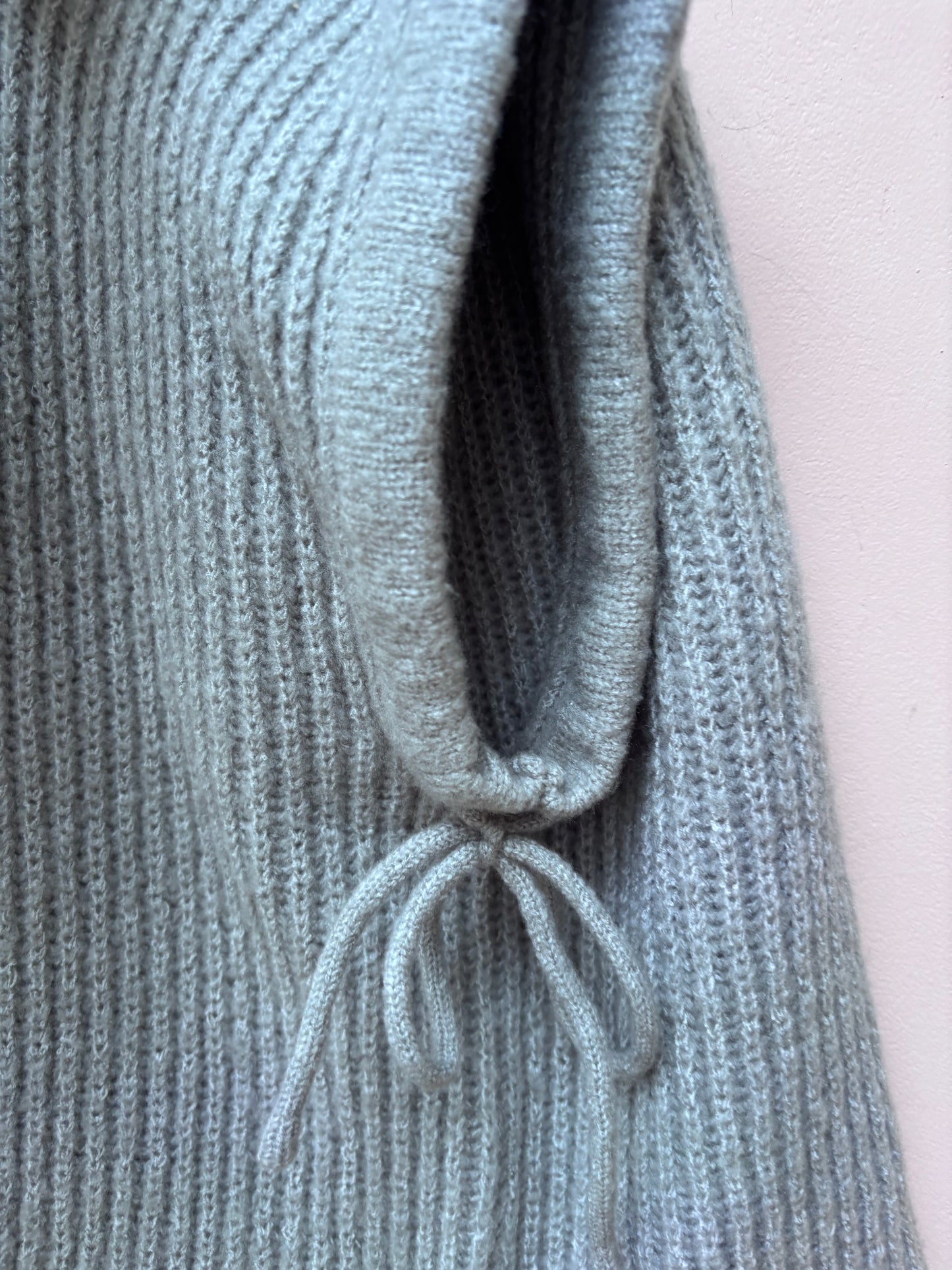 Soft grey Free People balaclava one size