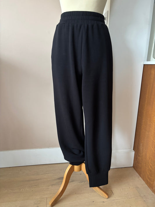 Varley double soft black joggers size 12/14