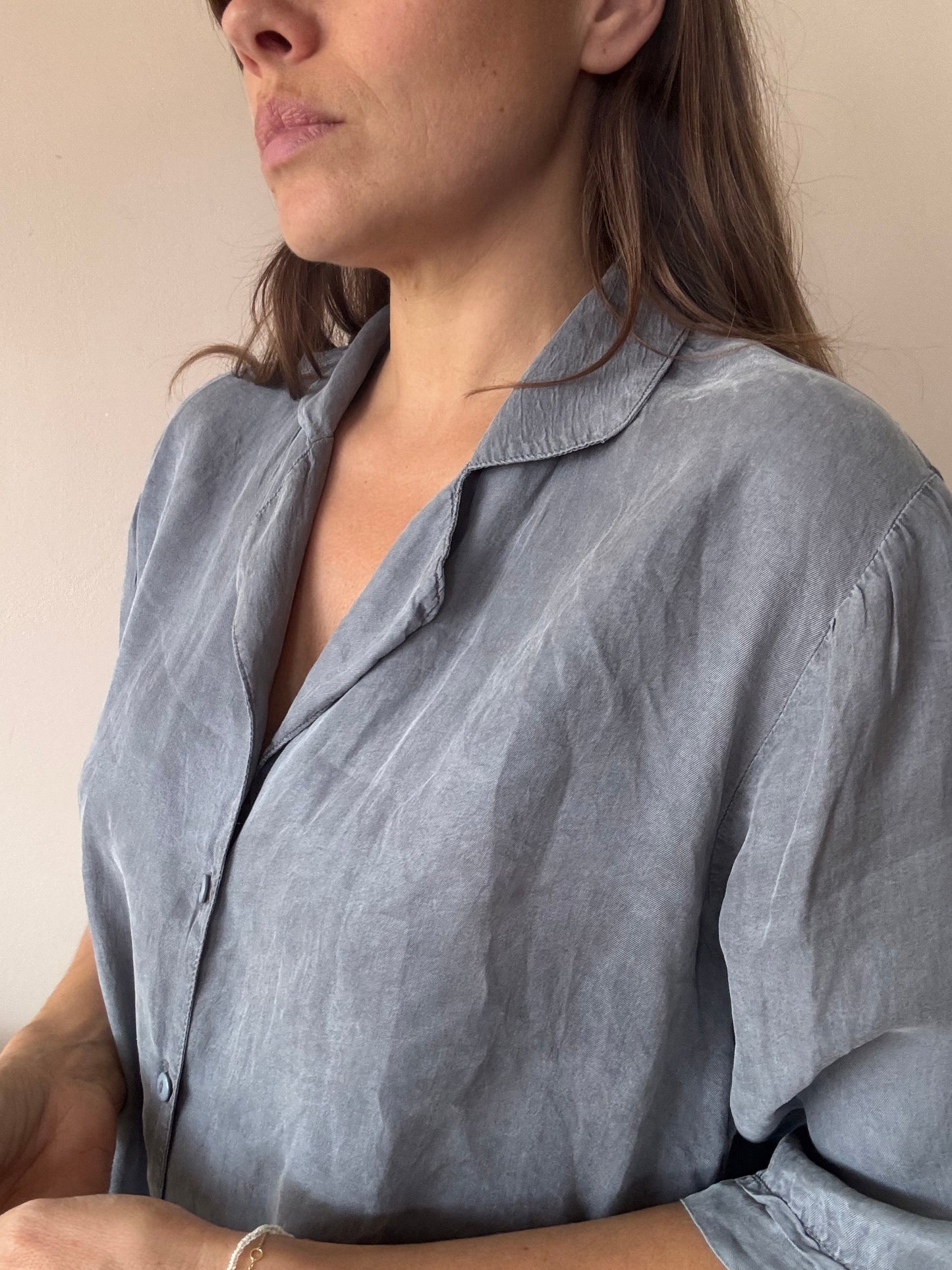 Grey blouse size 10