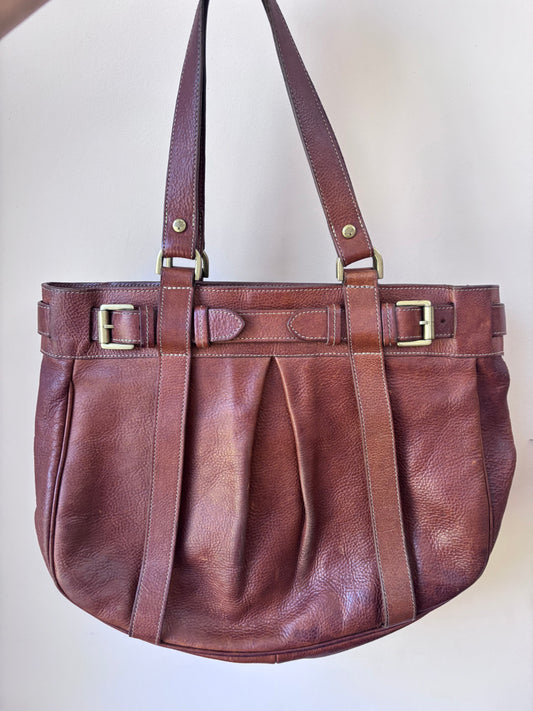 Vintage Mulberry brown leather bag