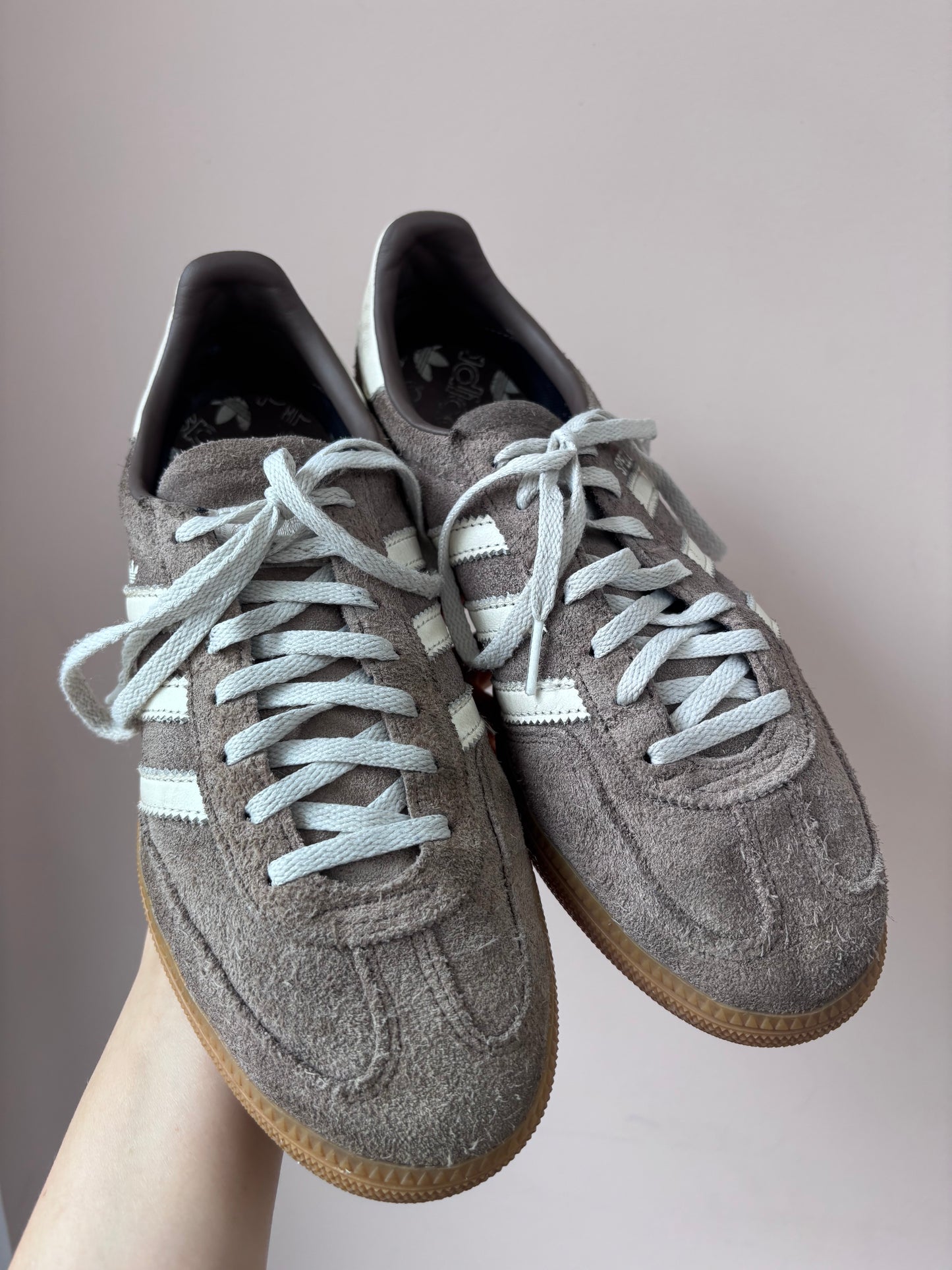 Brown Adidas Spezial trainers size UK6.5