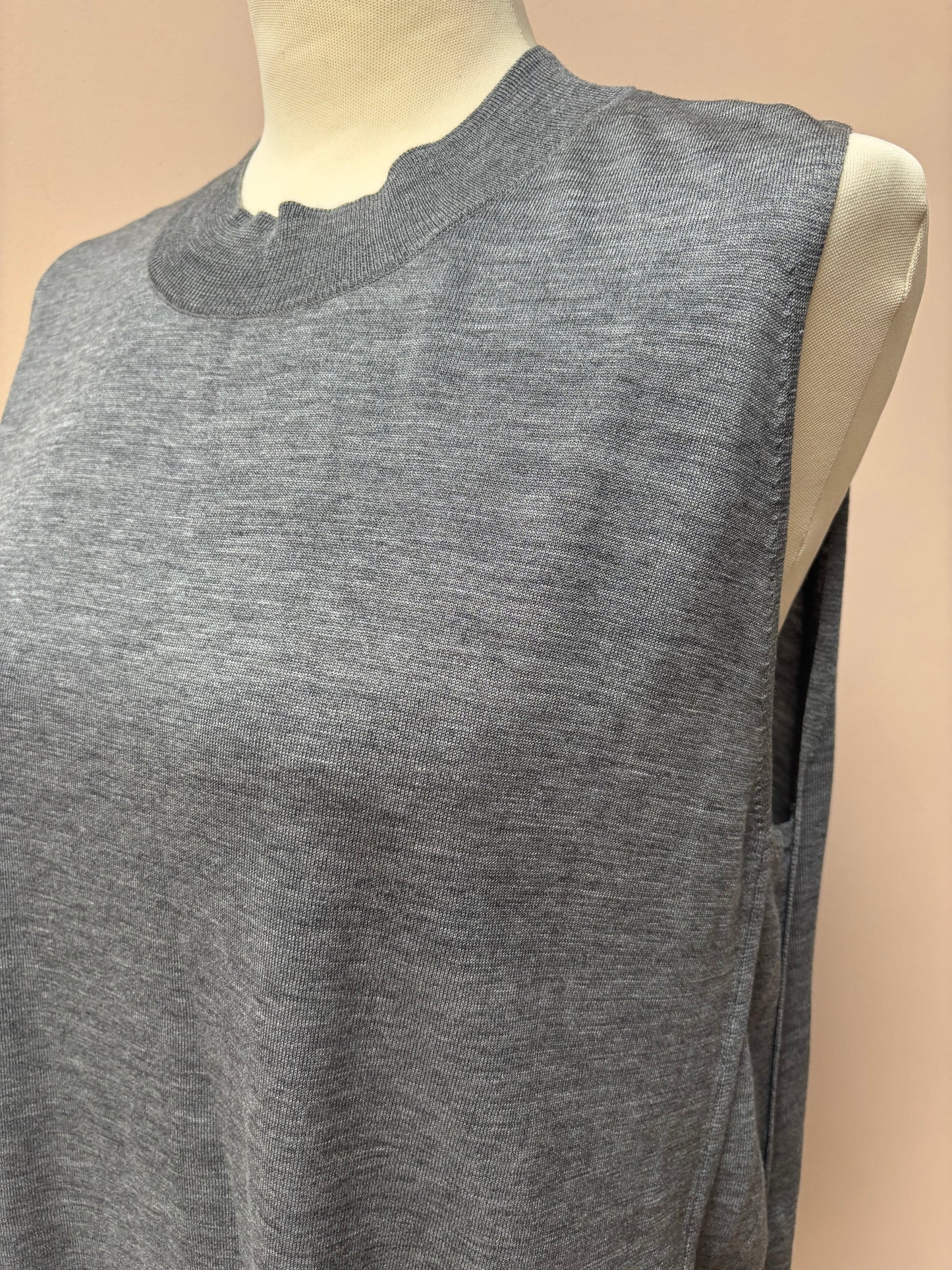 COS silk and cotton mix top size Medium