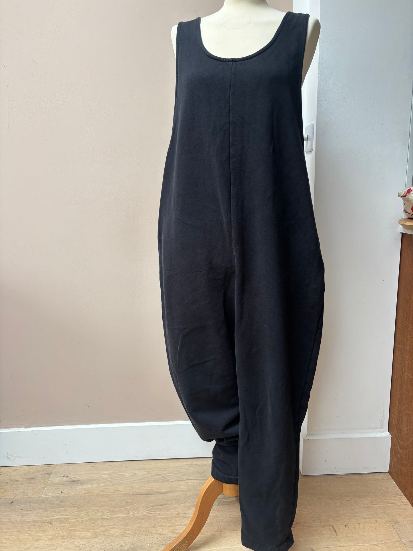 Beyond Nine black 100% cotton jumpsuit size XS