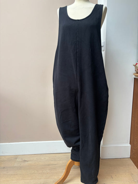Beyond Nine black 100% cotton jumpsuit size XS