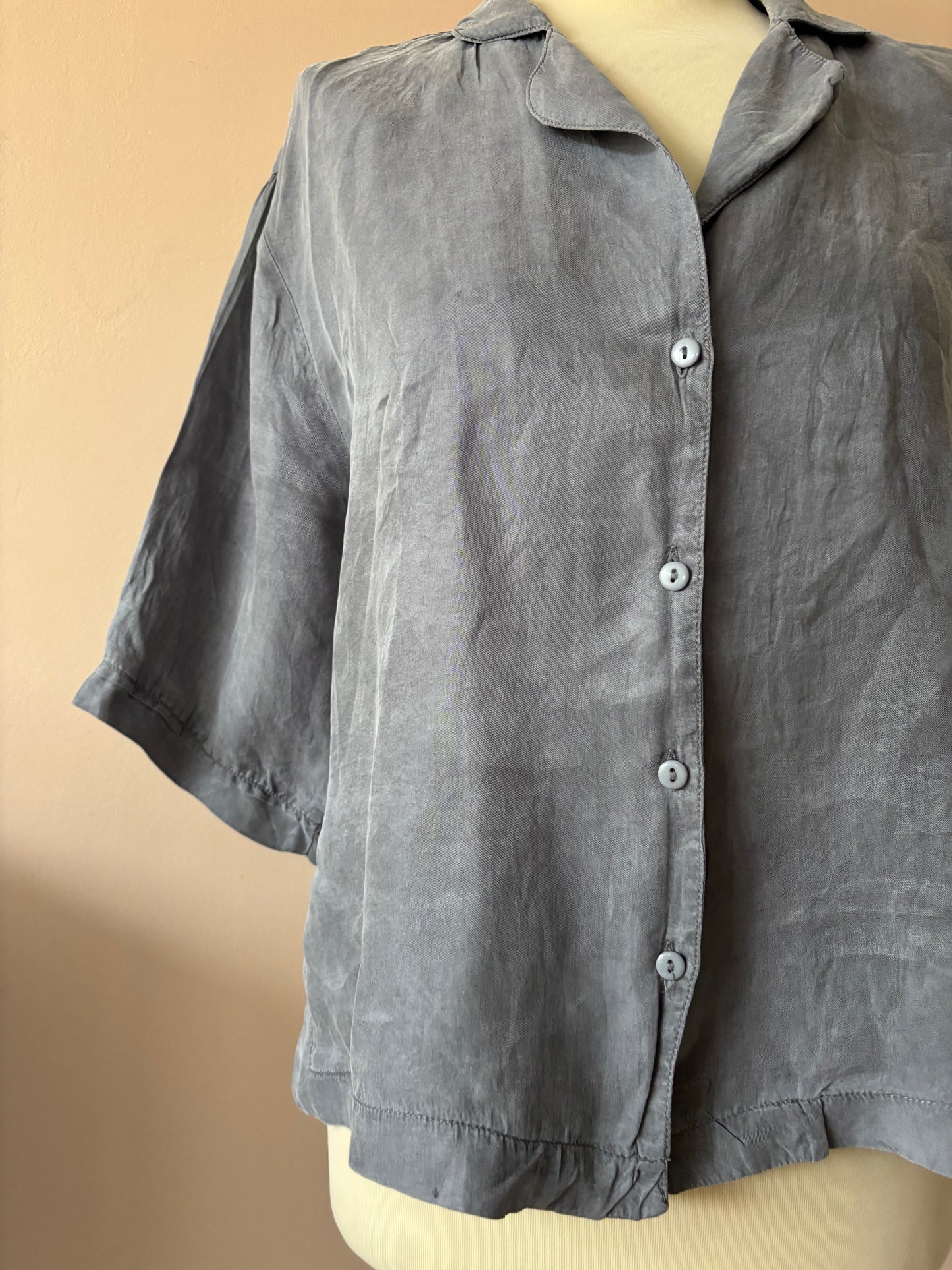 Grey blouse size 10