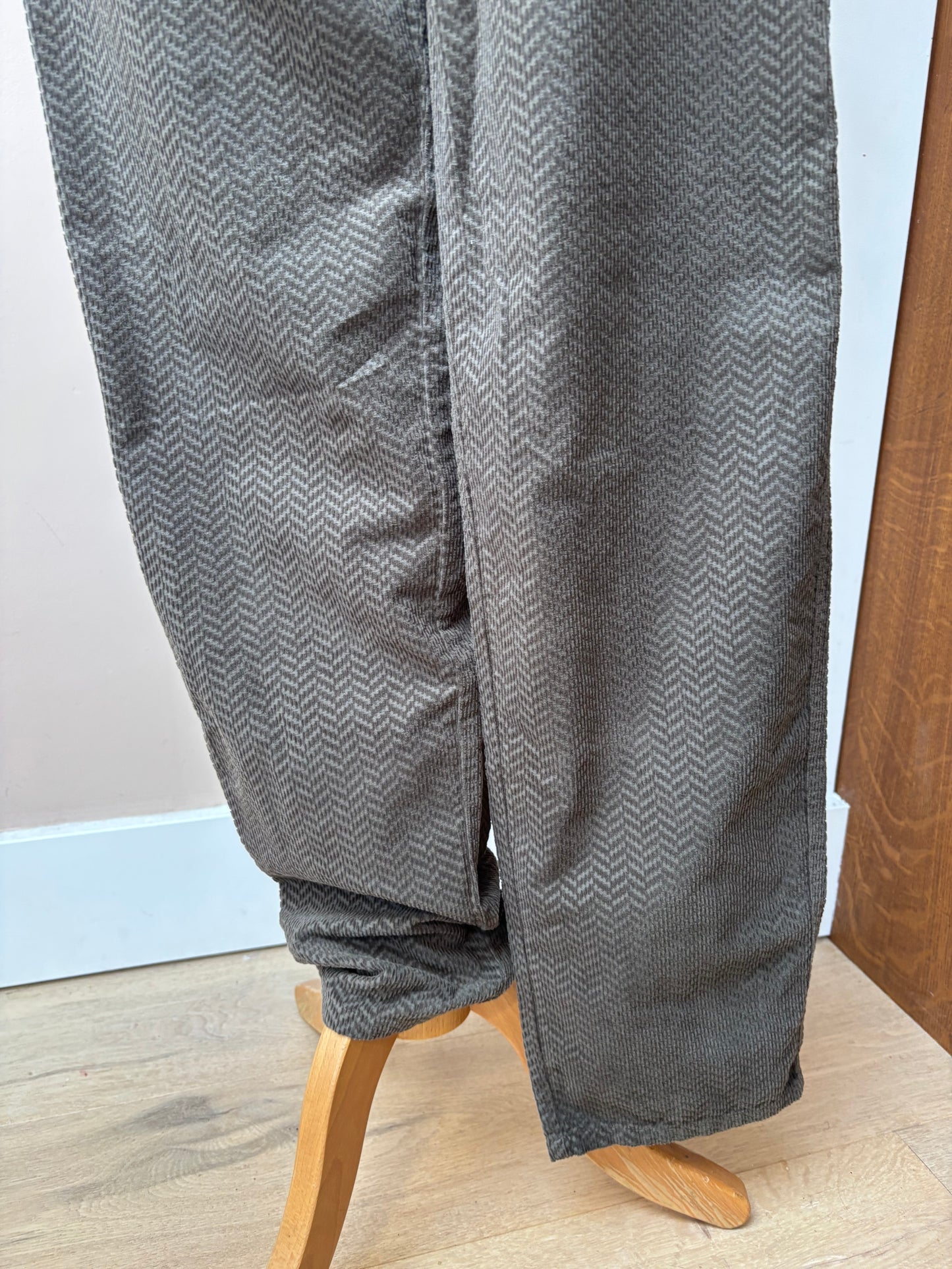 Massimo Dutti grey green cord trousers size 8