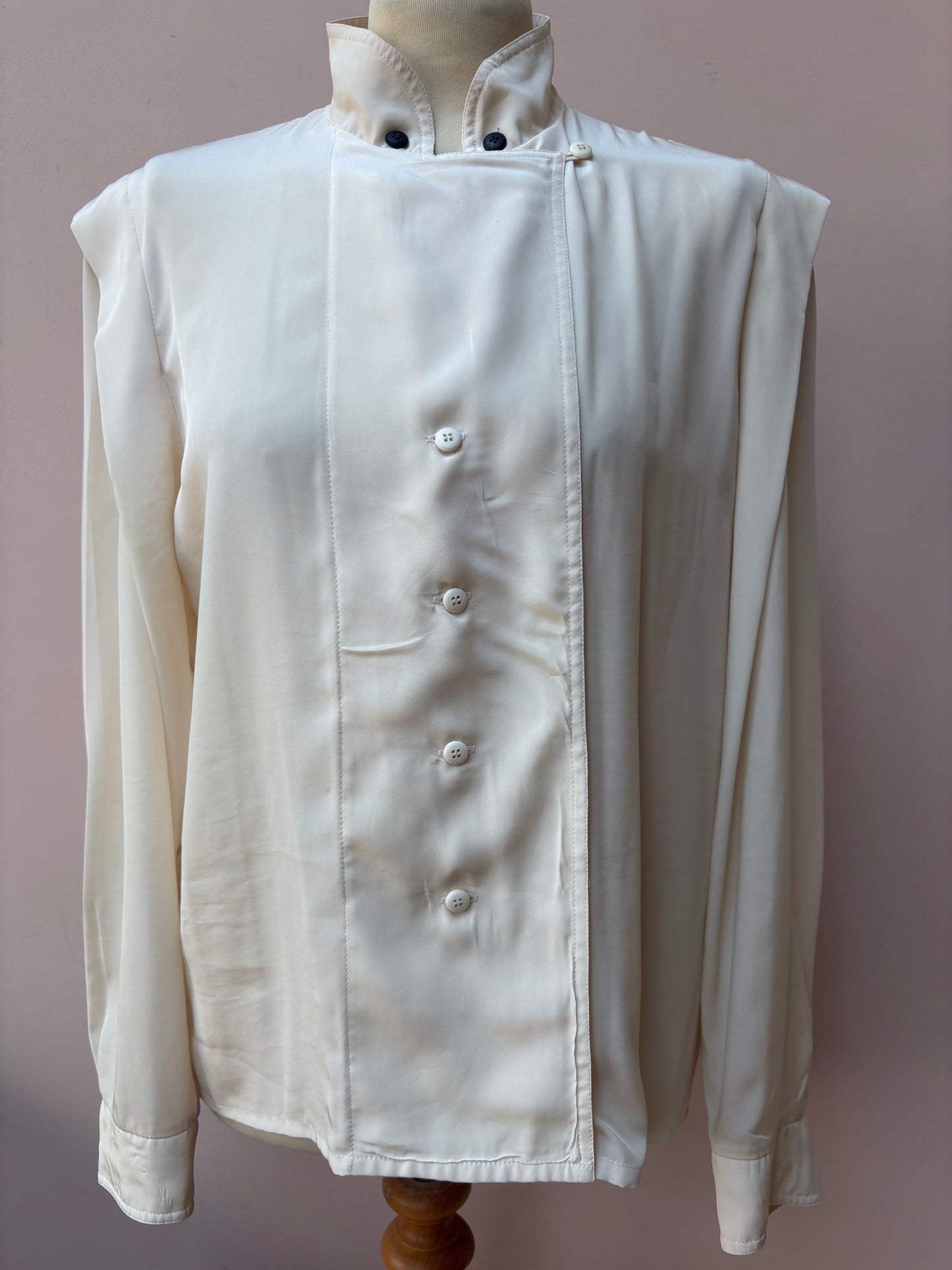 Vintage cream blouse size 10/12