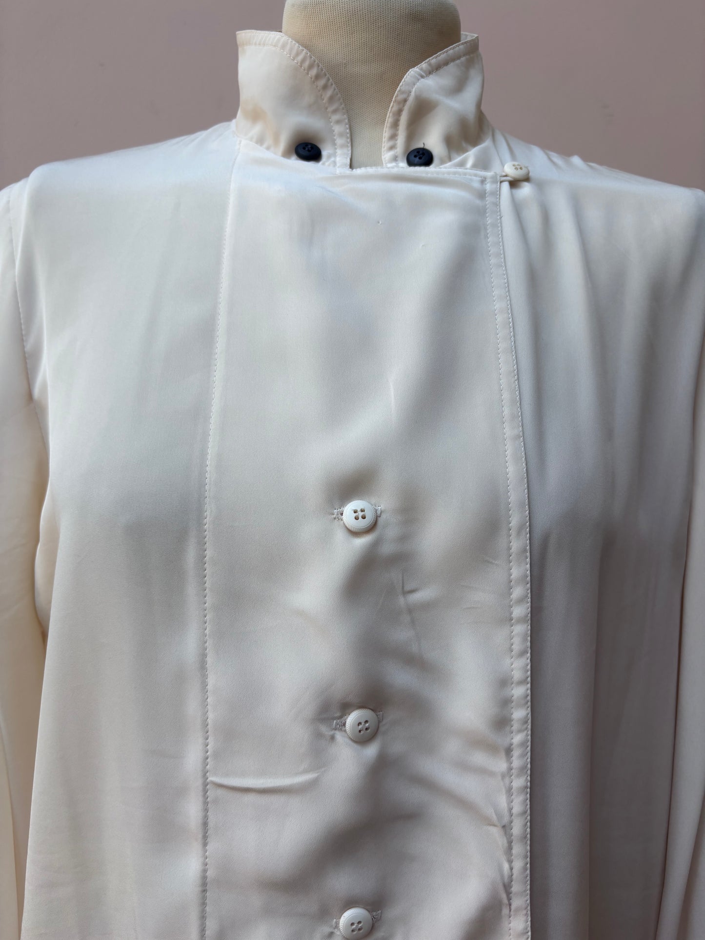 Vintage cream blouse size 10/12