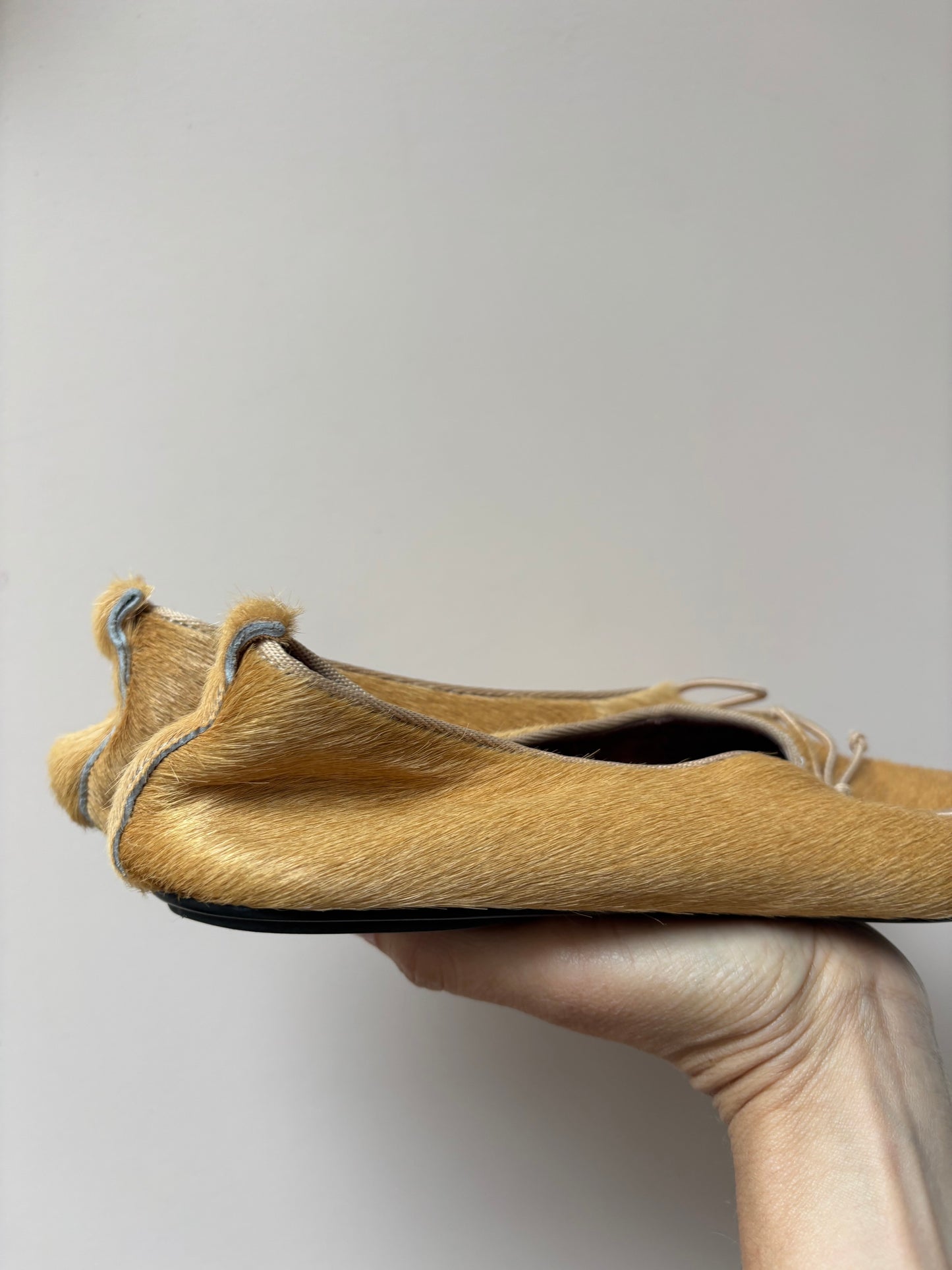 Leather ballet pumps size UK5