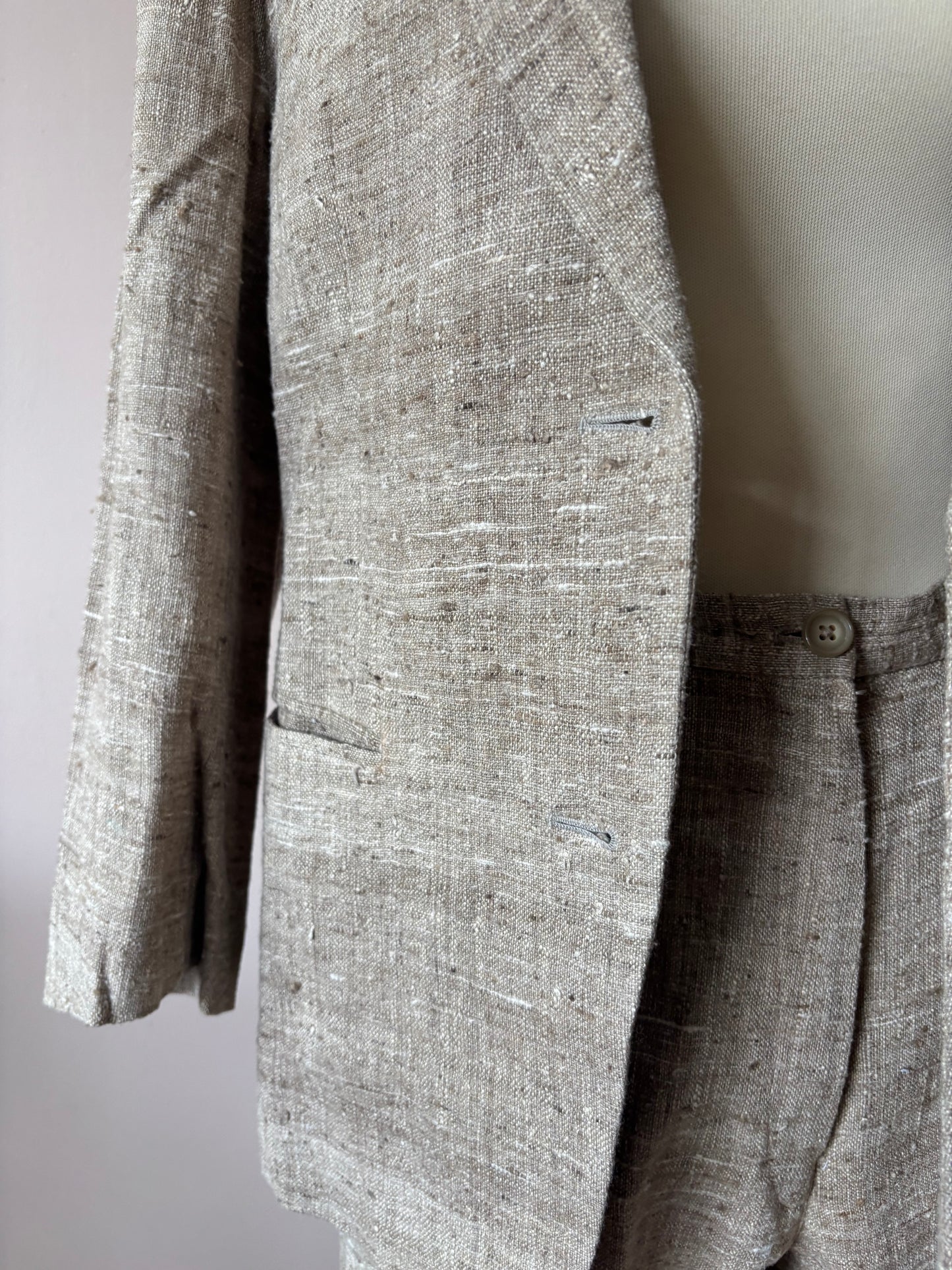 Vintage woven trouser suit size 10